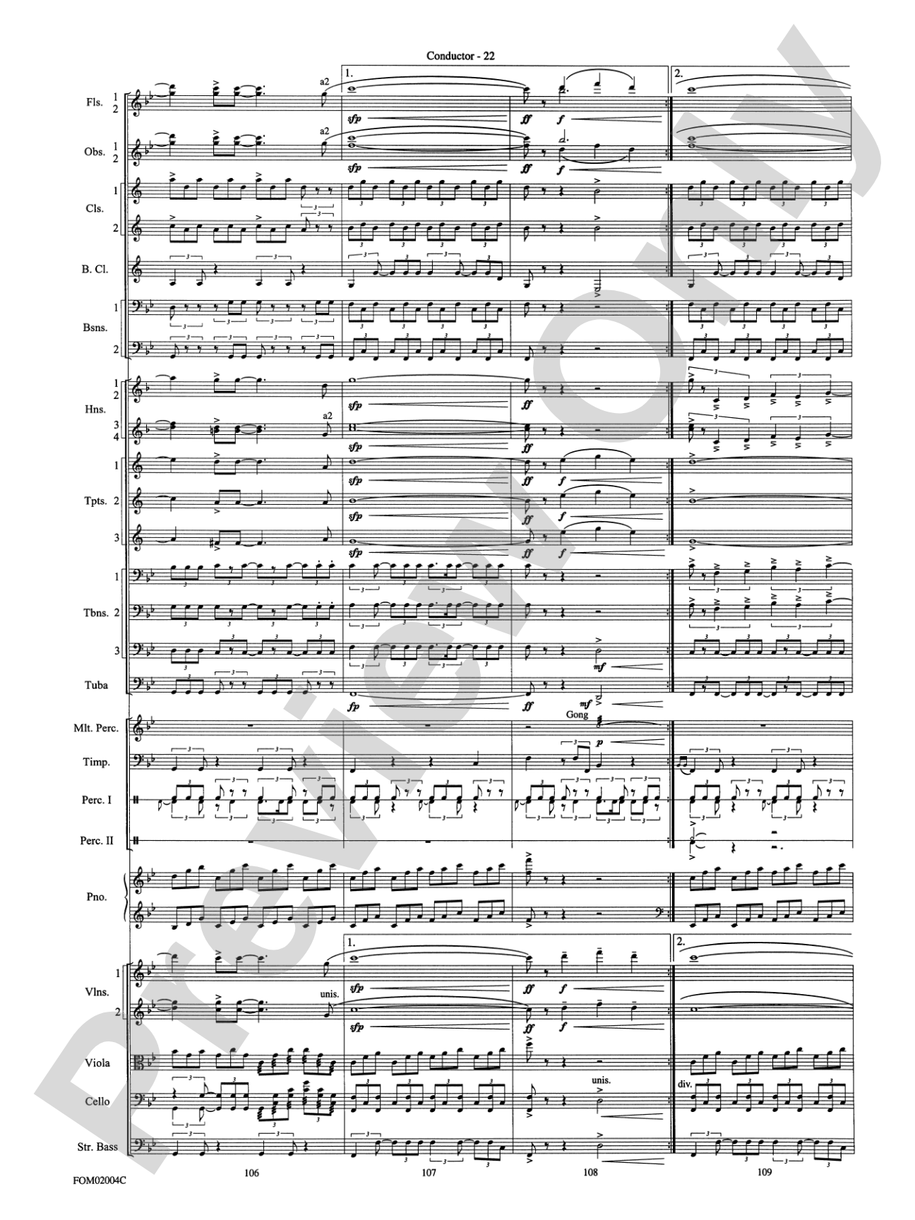 Band of Brothers: Full Orchestra Conductor Score & Parts