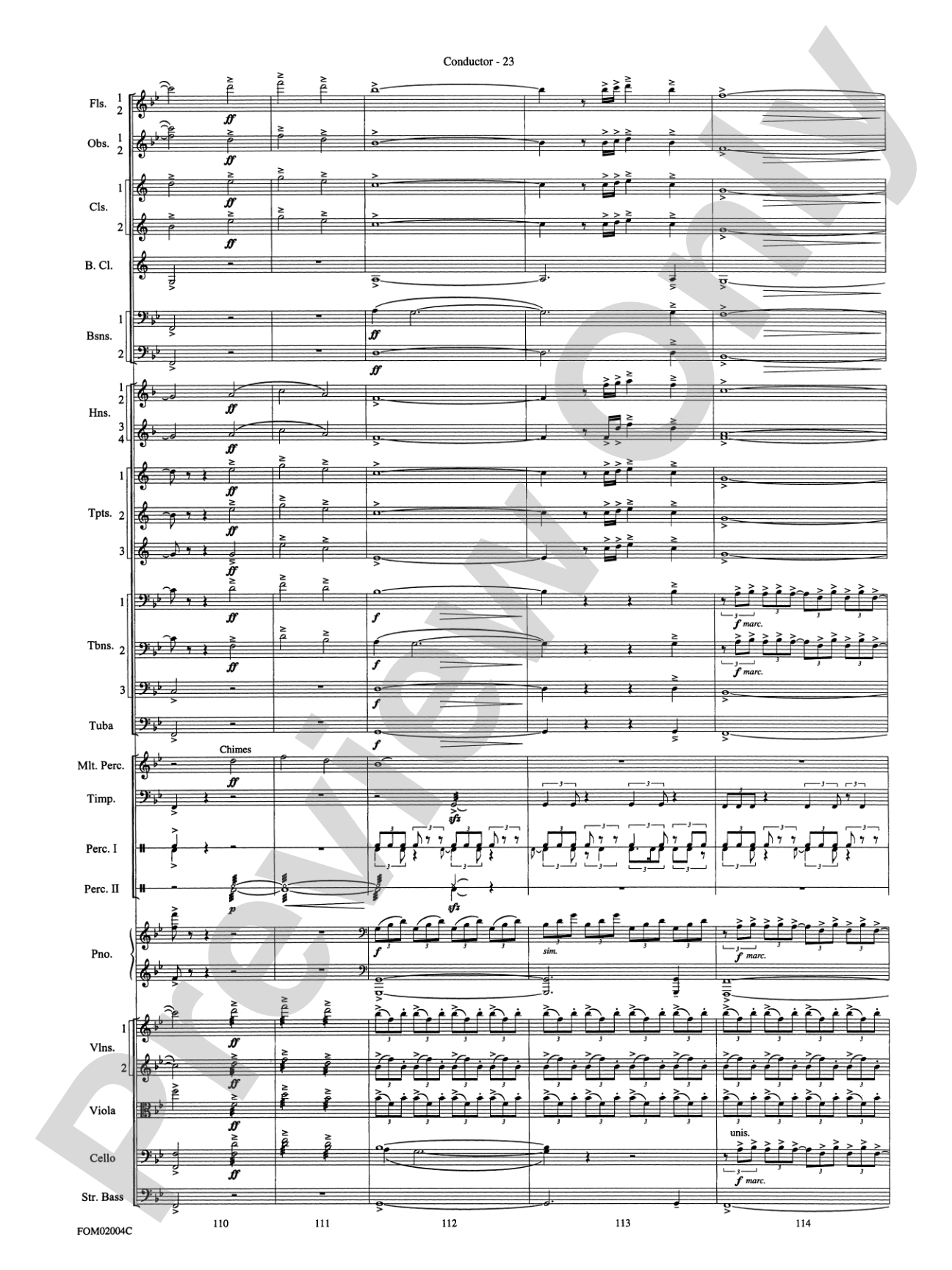 Band of Brothers: Full Orchestra Conductor Score & Parts