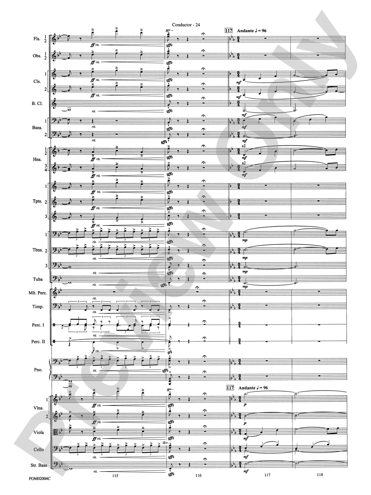 Band of Brothers: Full Orchestra Conductor Score & Parts