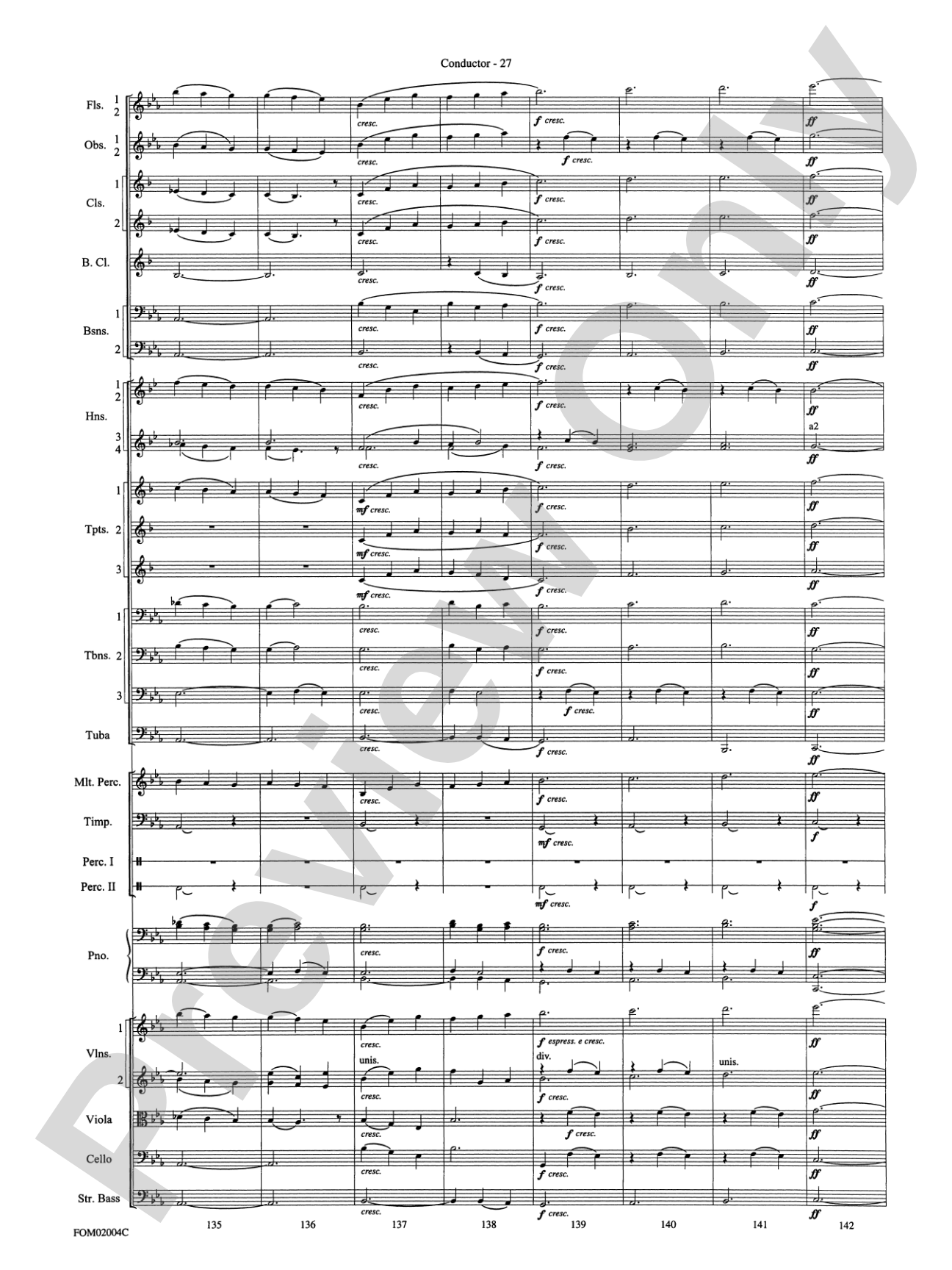 Band of Brothers: Full Orchestra Conductor Score & Parts
