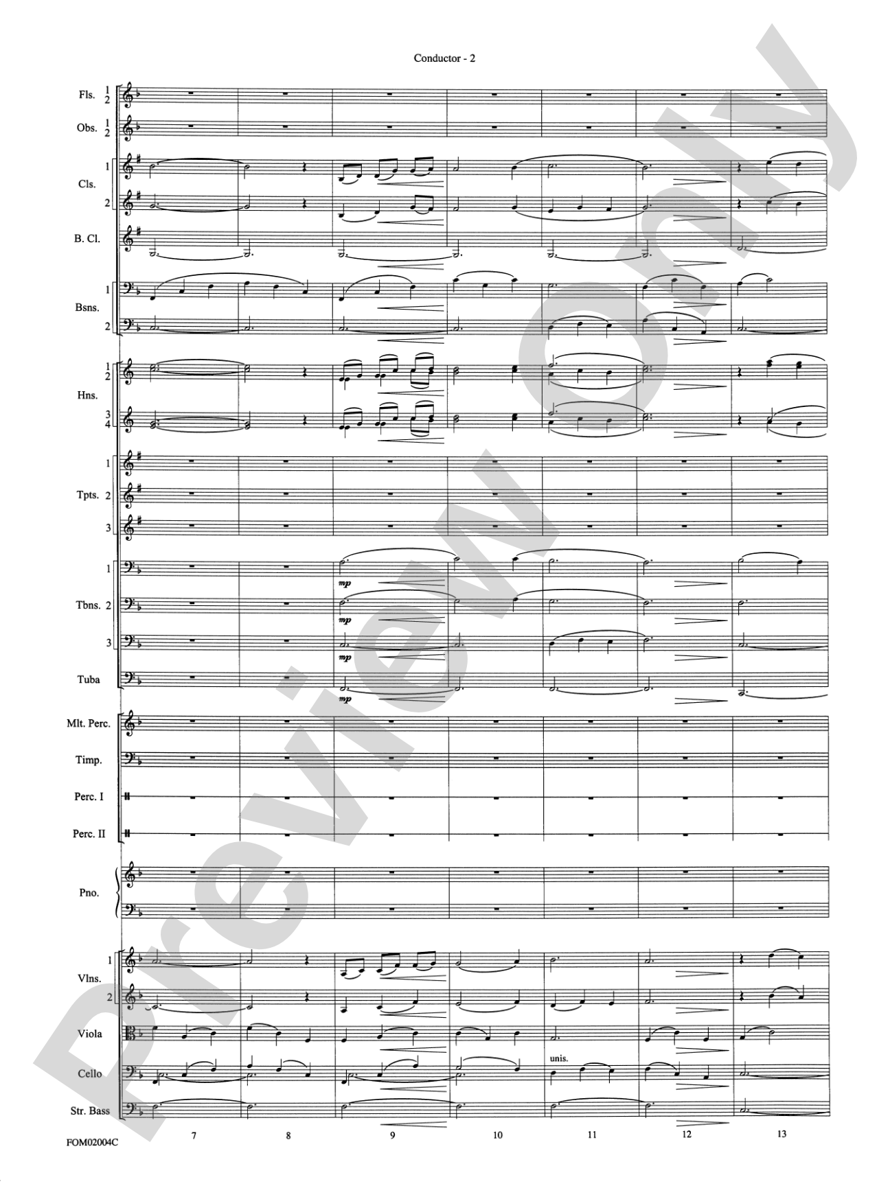 Band of Brothers: Full Orchestra Conductor Score & Parts