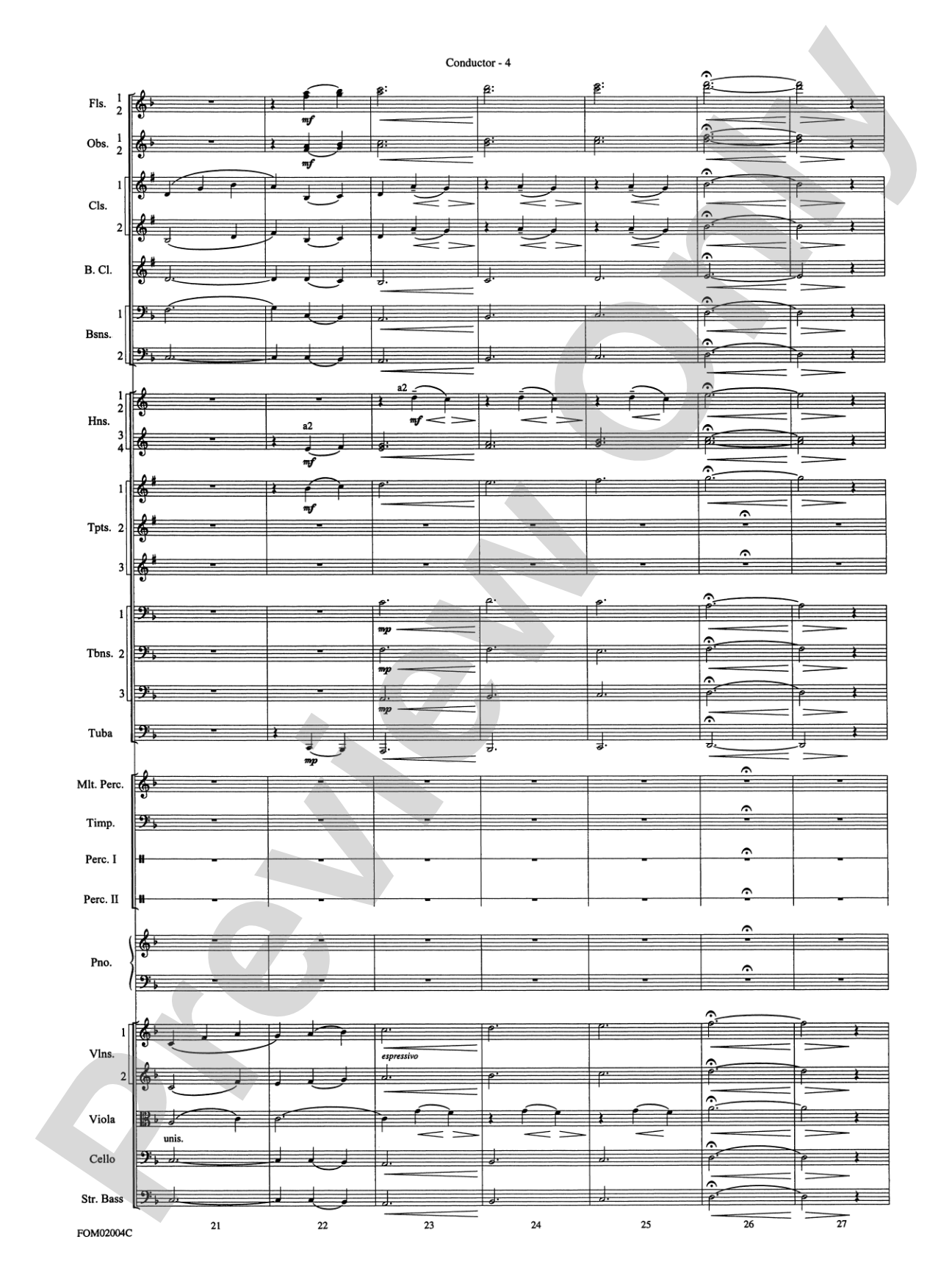 Band of Brothers: Full Orchestra Conductor Score & Parts