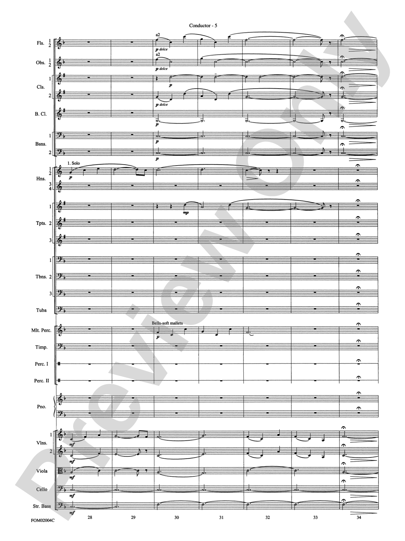 Band of Brothers: Full Orchestra Conductor Score & Parts
