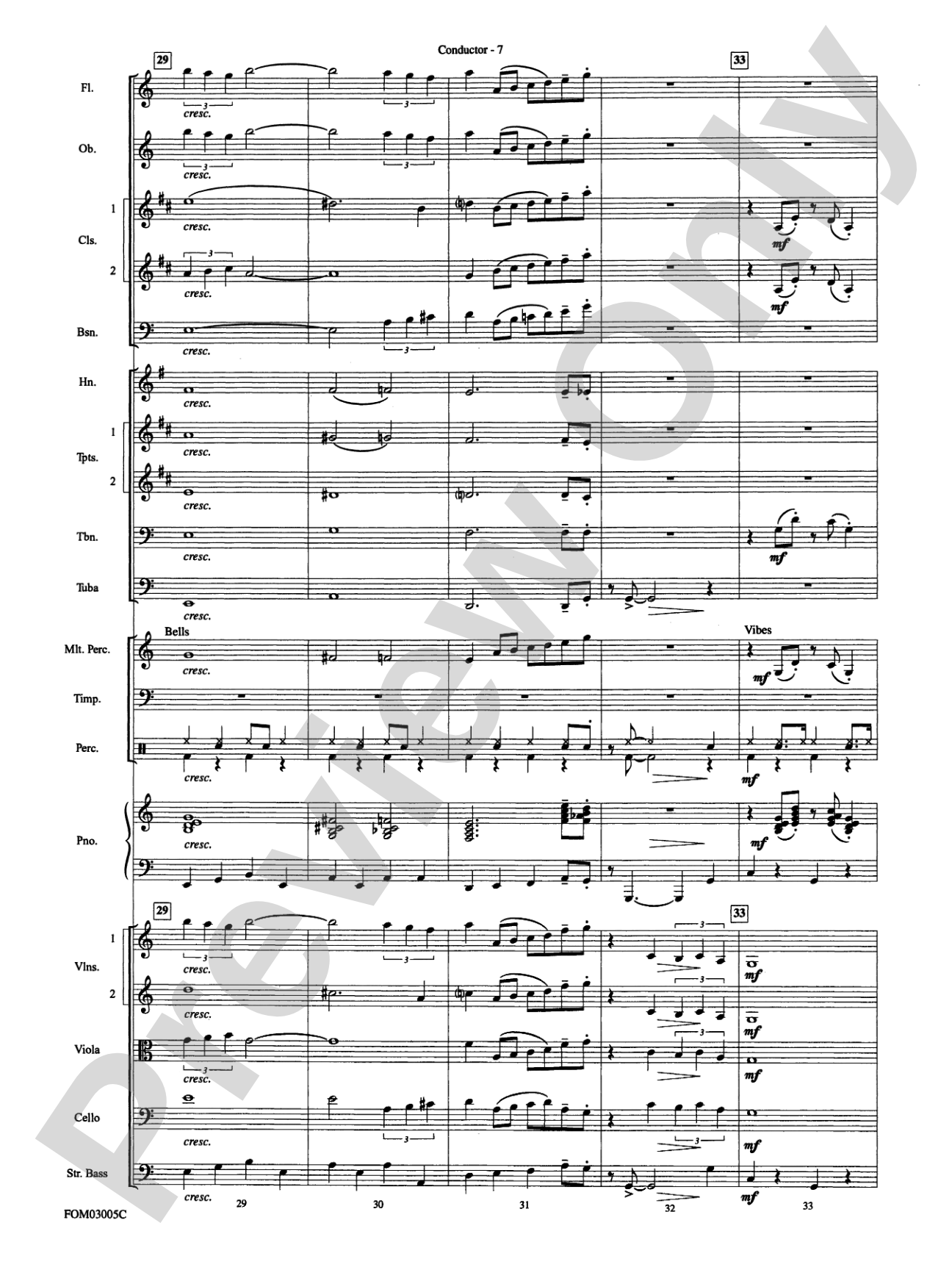 New York, New York, Theme from: Full Orchestra Conductor Score & Parts