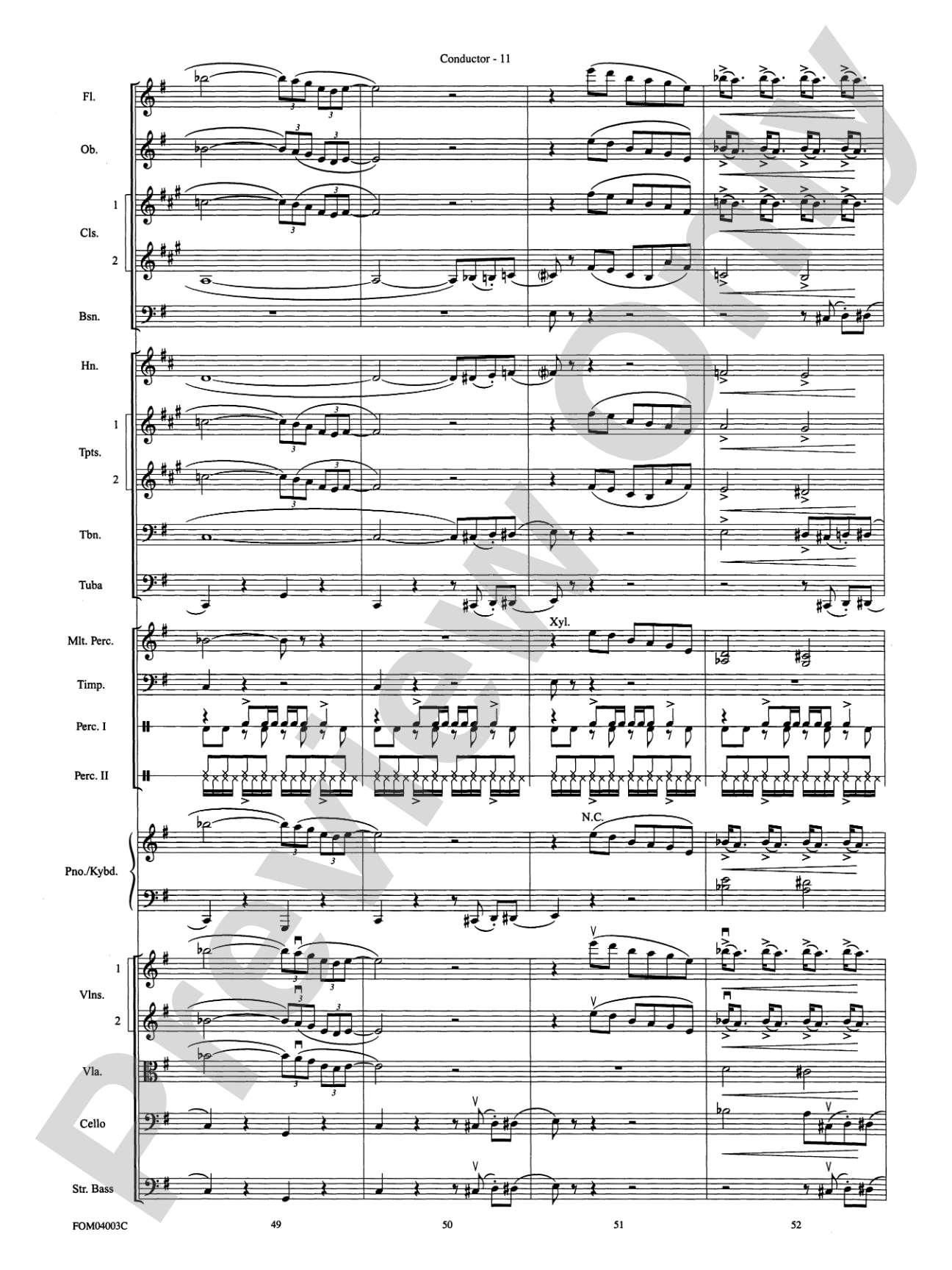 The Pink Panther: Full Orchestra Conductor Score & Parts