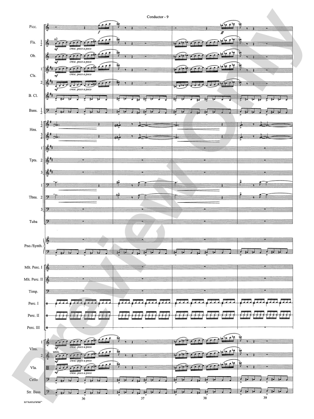 The Polar Express, Concert Suite from: Full Orchestra Conductor Score & Parts