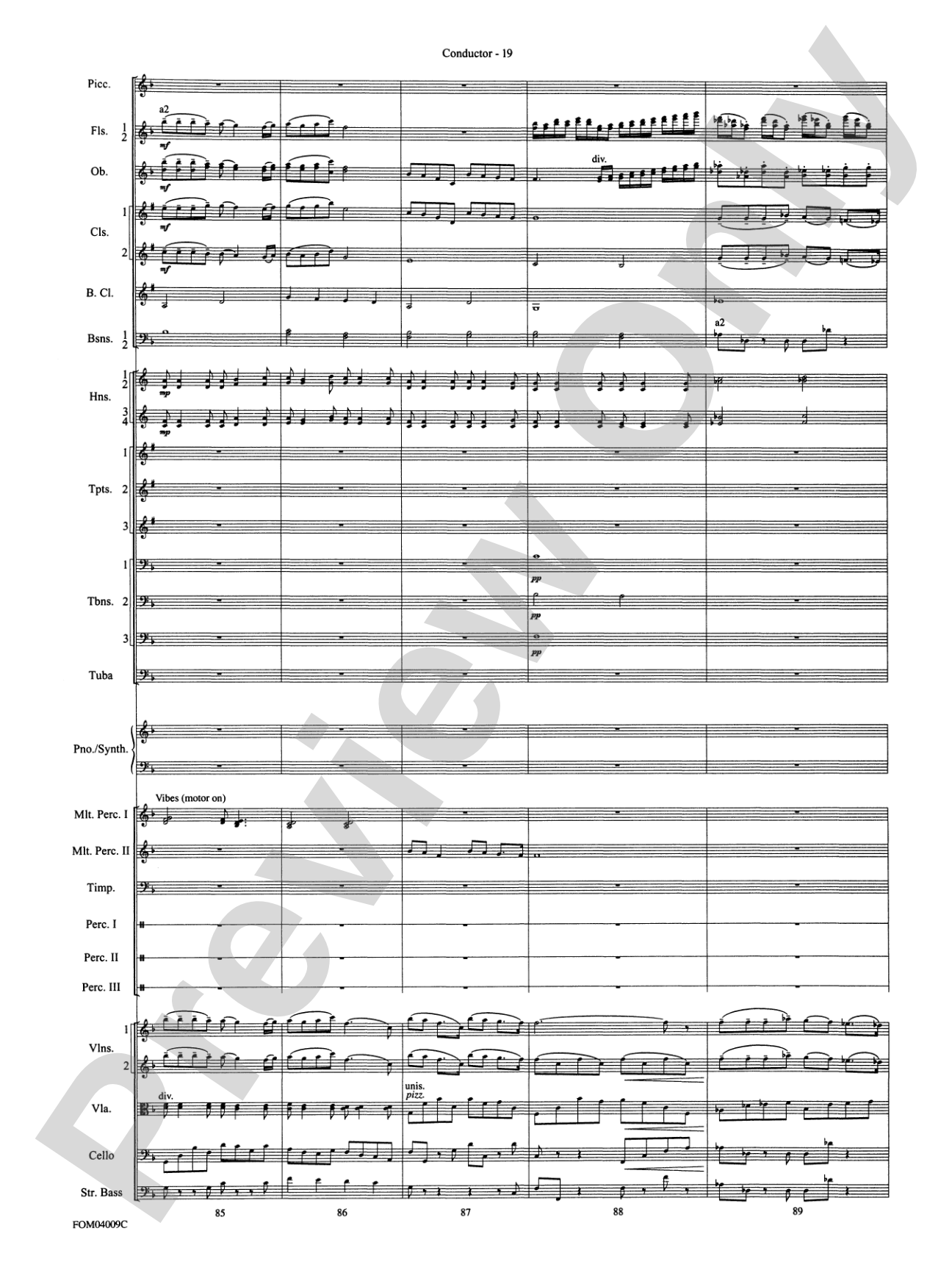 The Polar Express, Concert Suite from: Full Orchestra Conductor Score & Parts