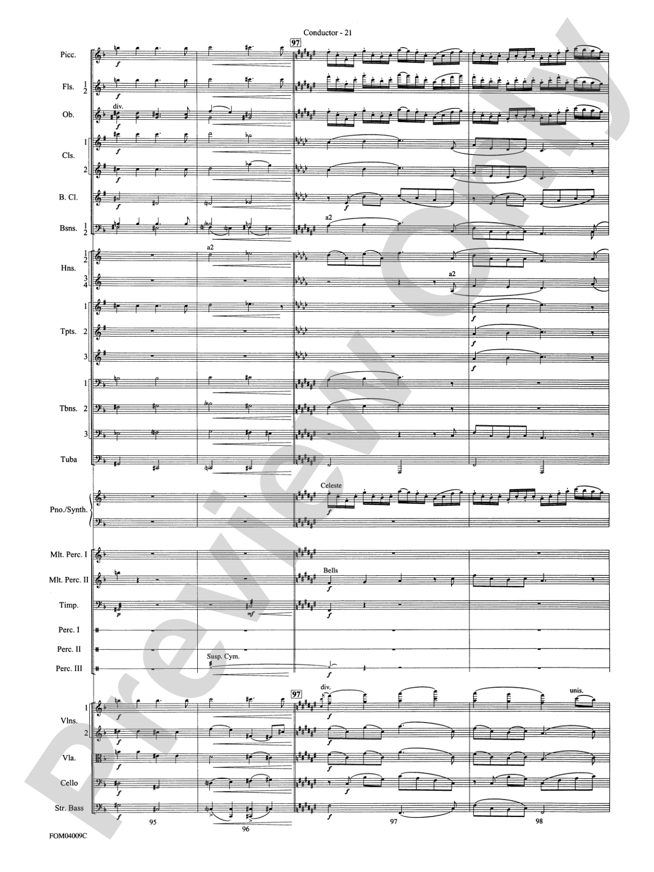 The Polar Express, Concert Suite from: Full Orchestra Conductor Score & Parts