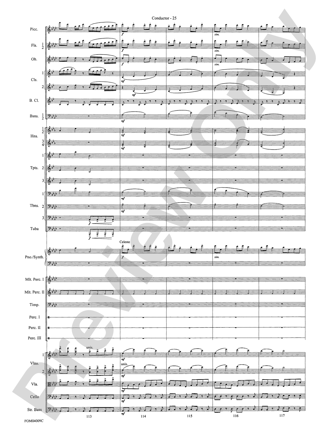 The Polar Express, Concert Suite from: Full Orchestra Conductor Score & Parts