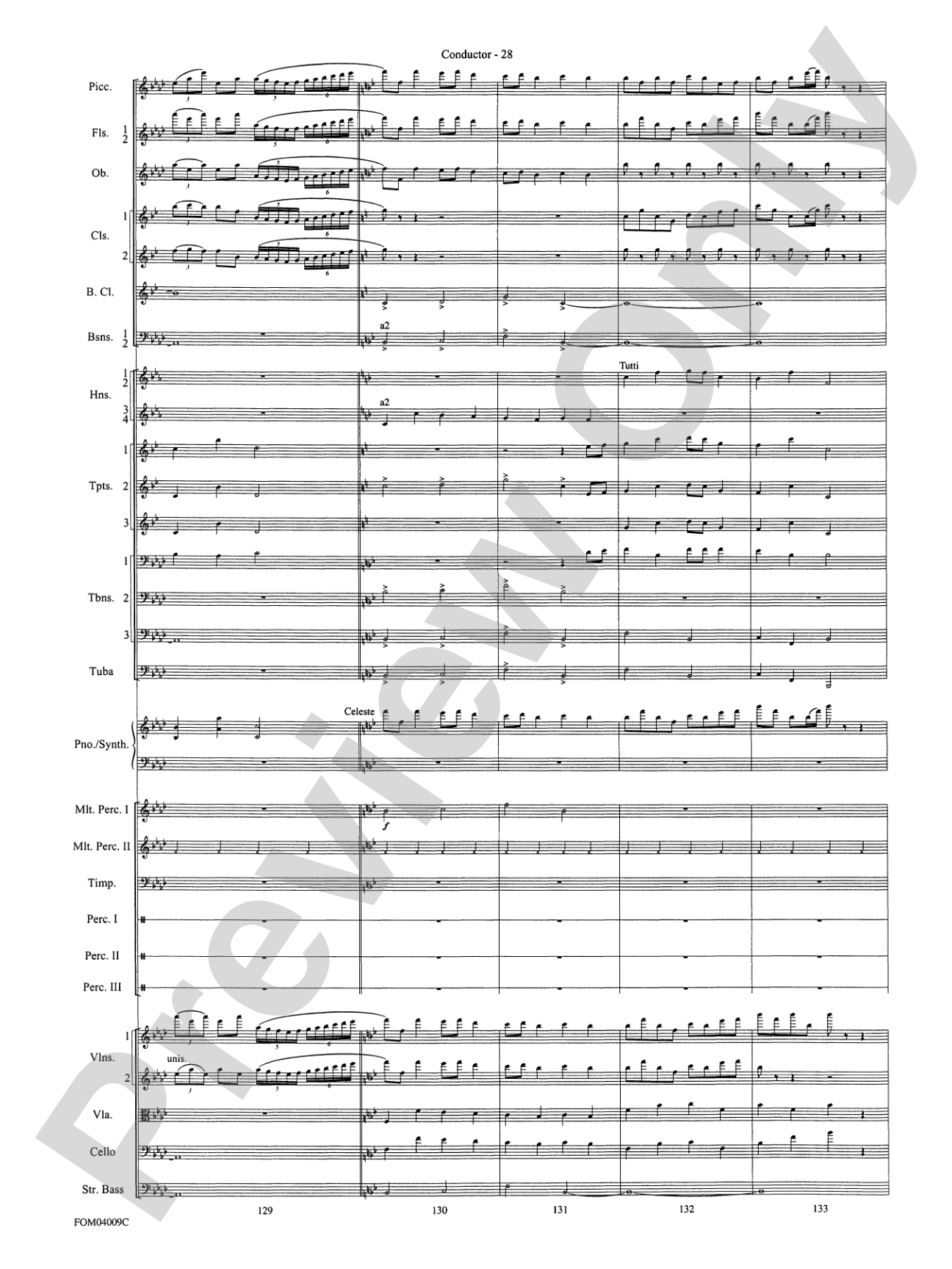 The Polar Express, Concert Suite from: Full Orchestra Conductor Score & Parts