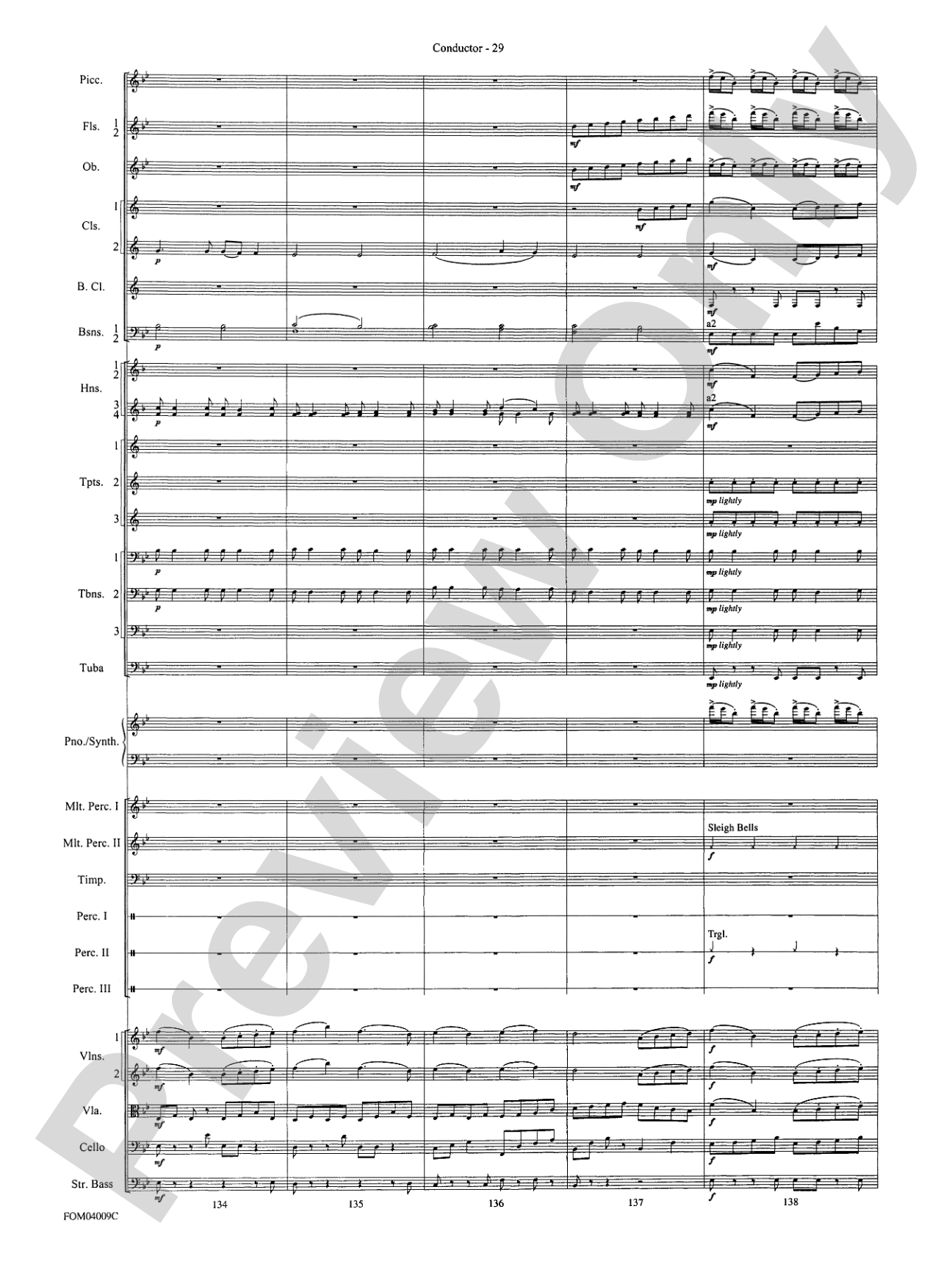 The Polar Express, Concert Suite from: Full Orchestra Conductor Score & Parts
