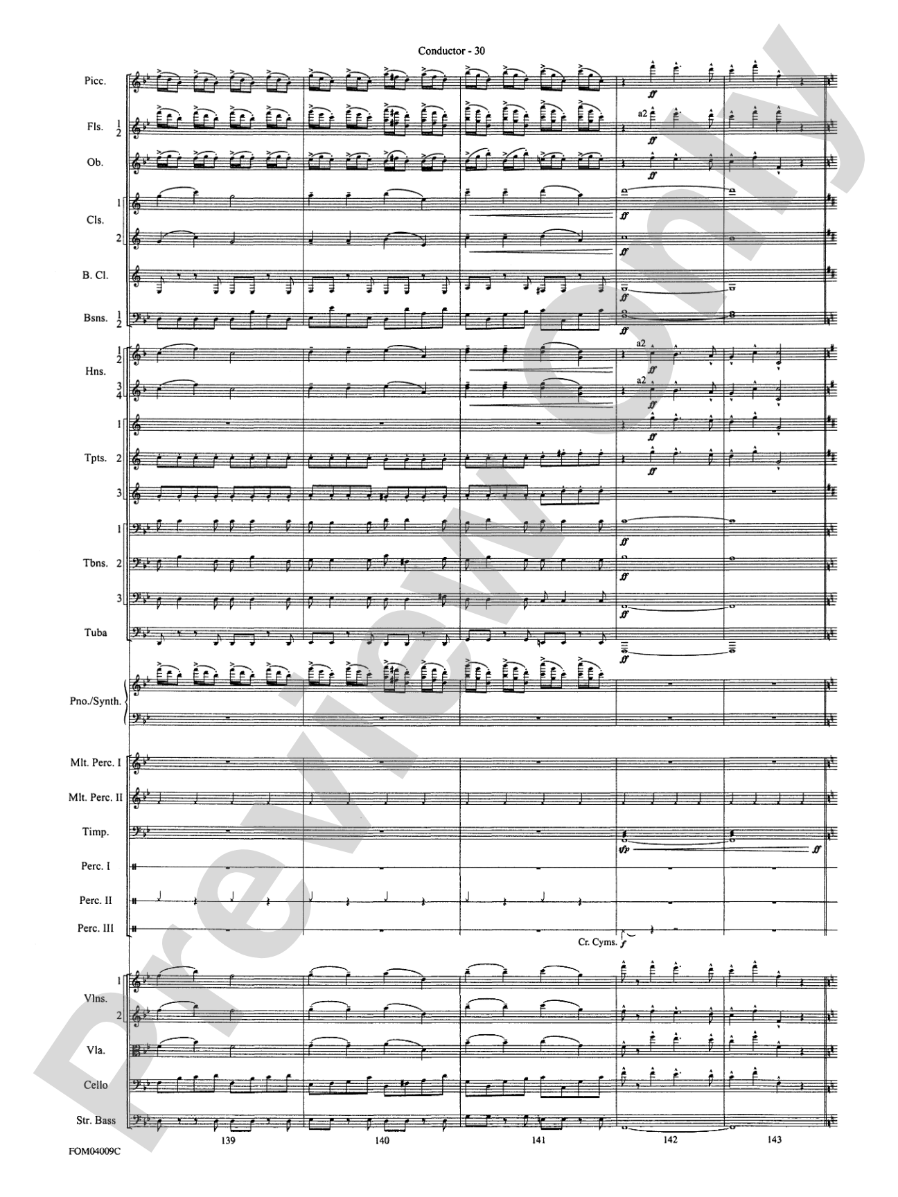The Polar Express, Concert Suite from: Full Orchestra Conductor Score & Parts