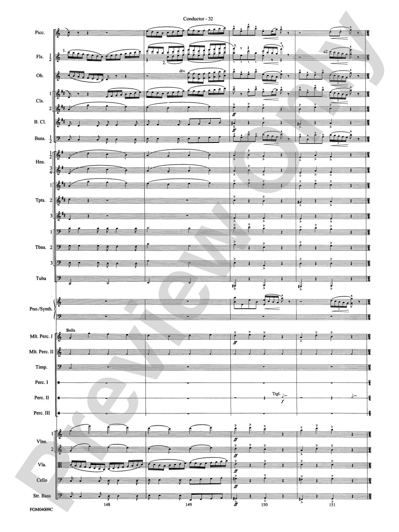 The Polar Express, Concert Suite from: Full Orchestra Conductor Score & Parts