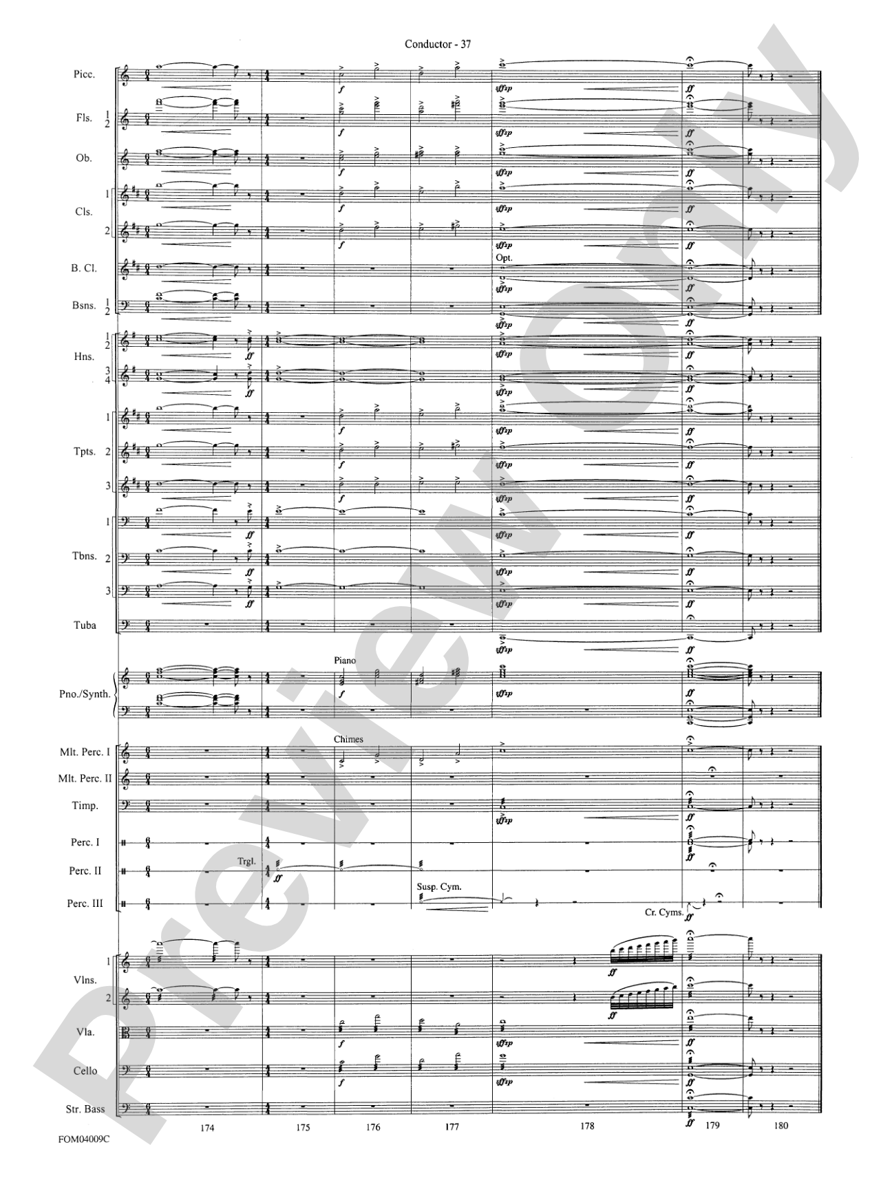 The Polar Express, Concert Suite from: Full Orchestra Conductor Score & Parts