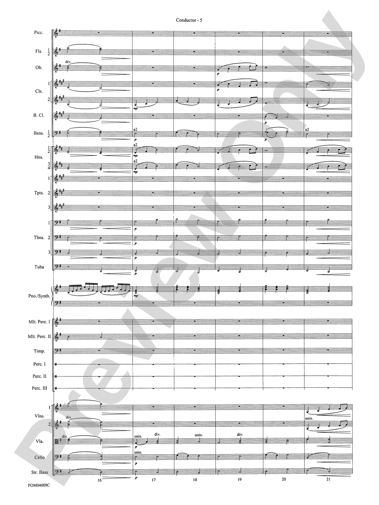 The Polar Express, Concert Suite from: Full Orchestra Conductor Score & Parts