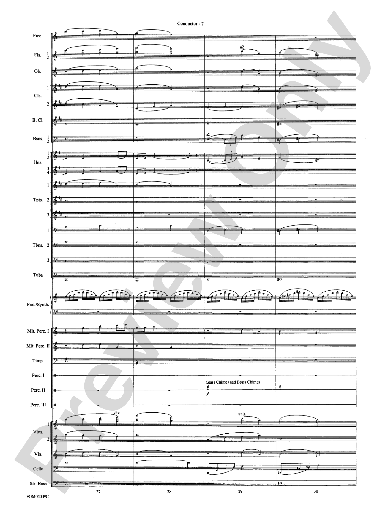 The Polar Express, Concert Suite from: Full Orchestra Conductor Score & Parts