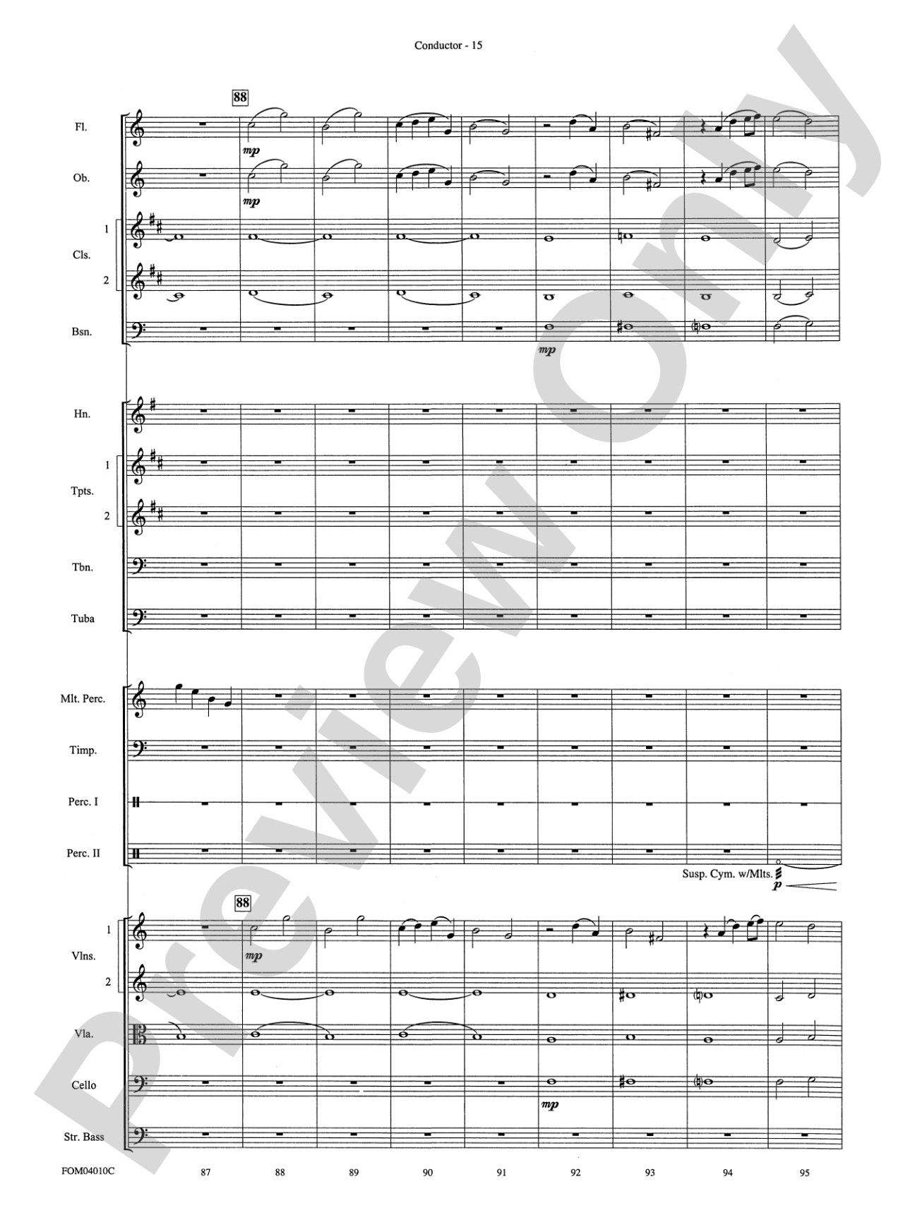 The Polar Express, Selections from: Score