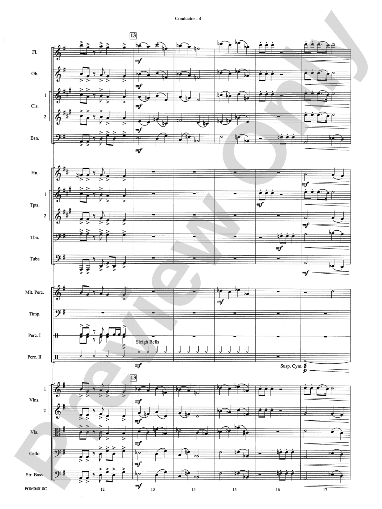 The Polar Express, Selections from: Score