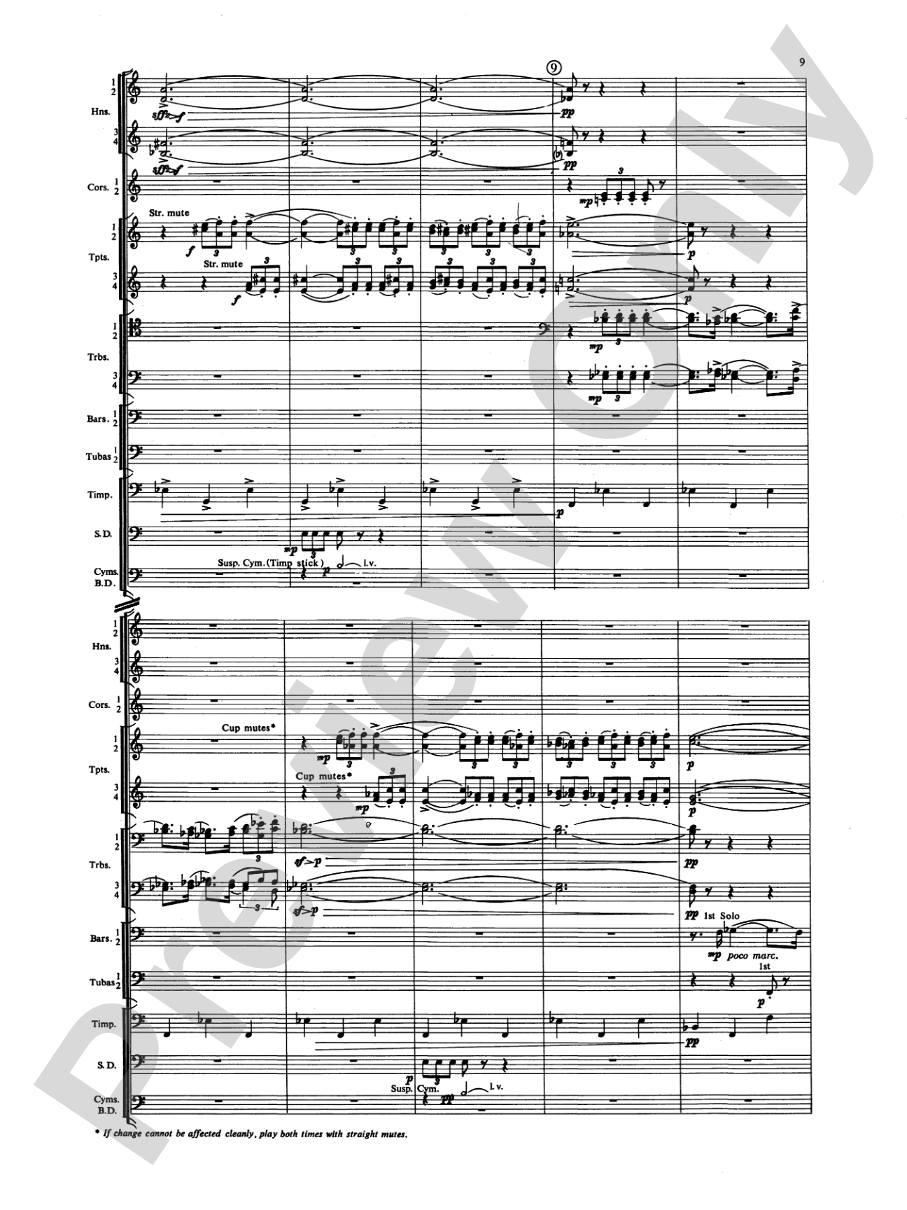 Symphony for Brass and Percussion: Concert Band Conductor Score & Parts