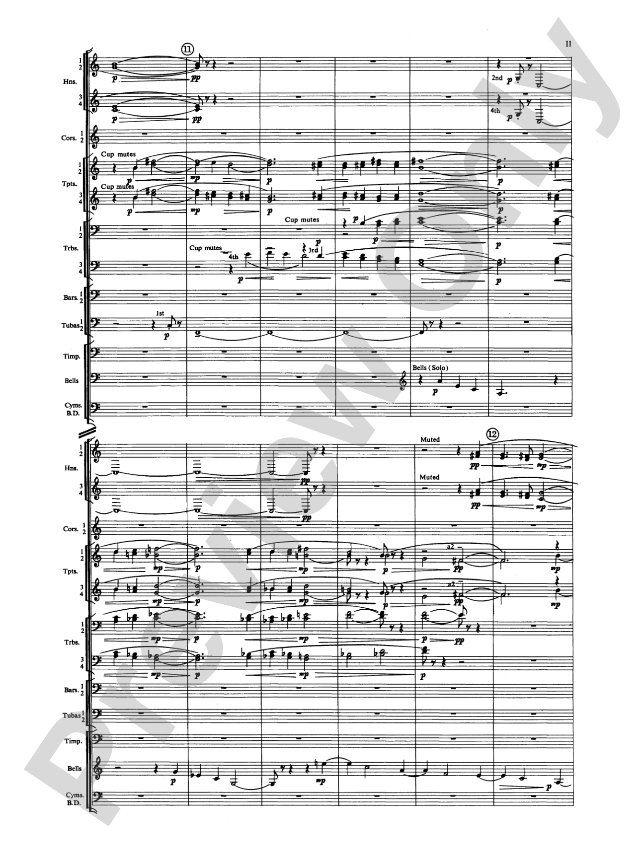 Symphony for Brass and Percussion: Concert Band Conductor Score & Parts
