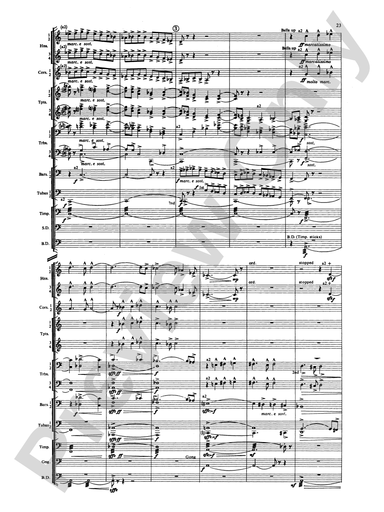 Symphony for Brass and Percussion: Concert Band Conductor Score & Parts