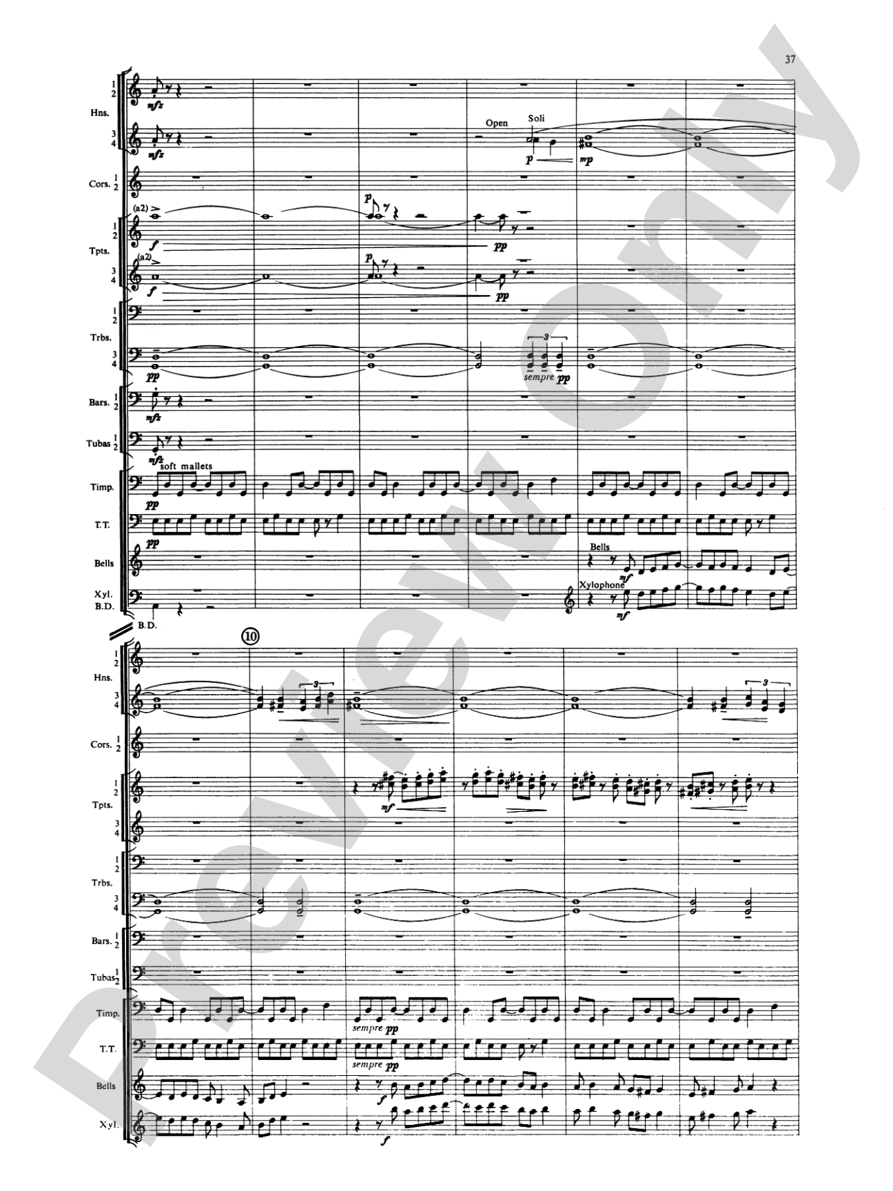 Symphony for Brass and Percussion: Concert Band Conductor Score & Parts