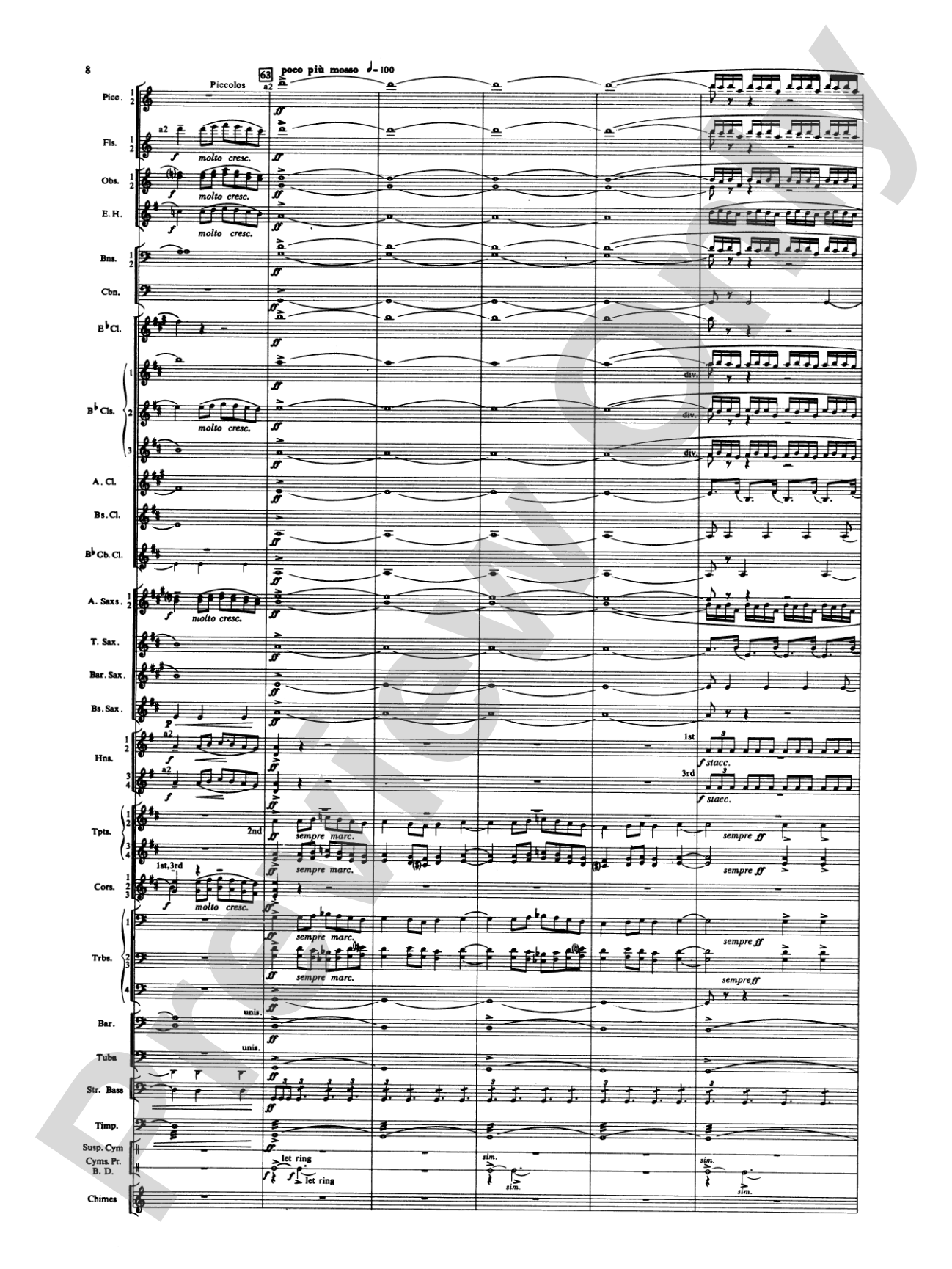 Russian Christmas Music: Concert Band Conductor Score & Parts