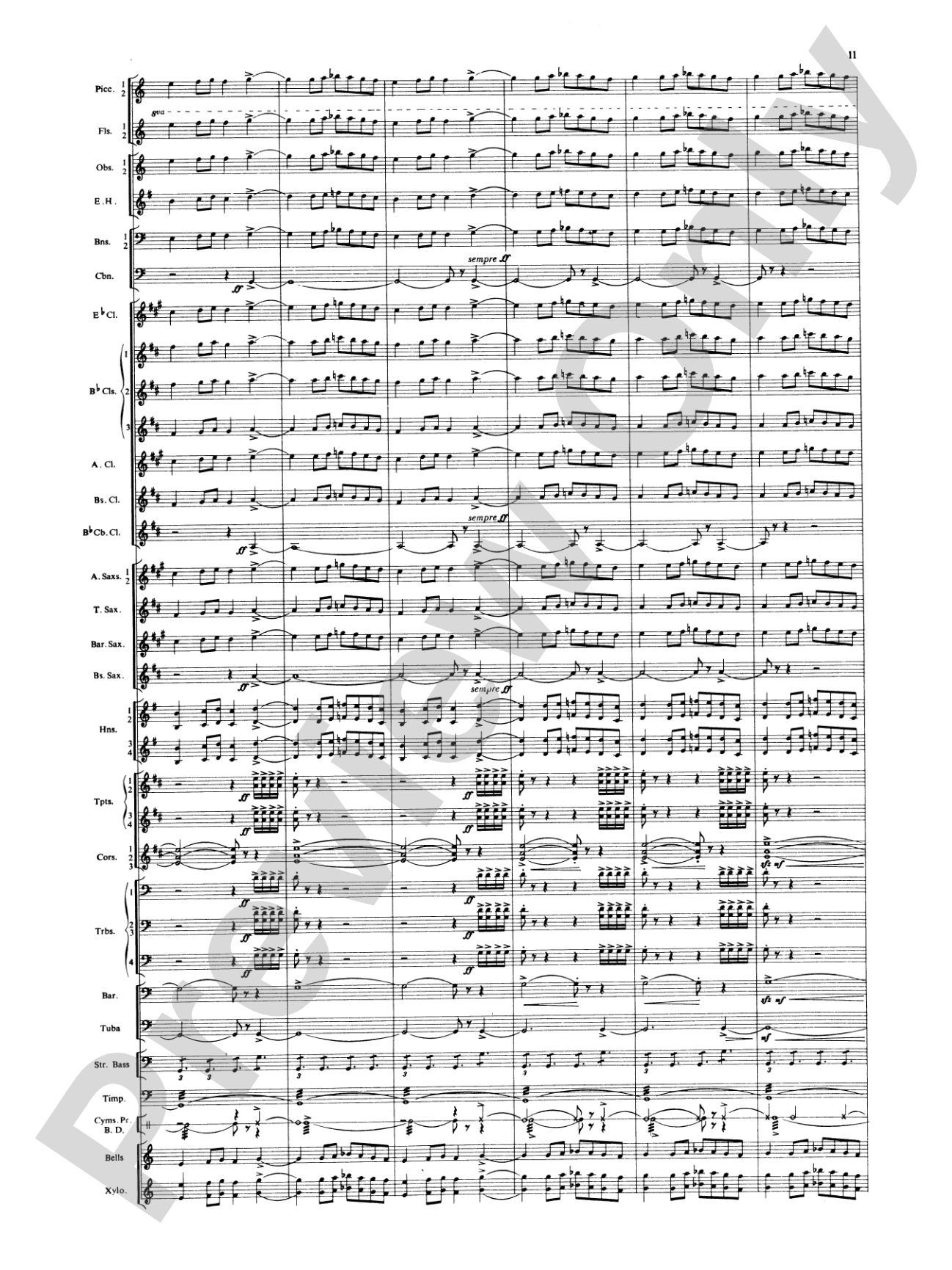 Russian Christmas Music: Concert Band Conductor Score & Parts