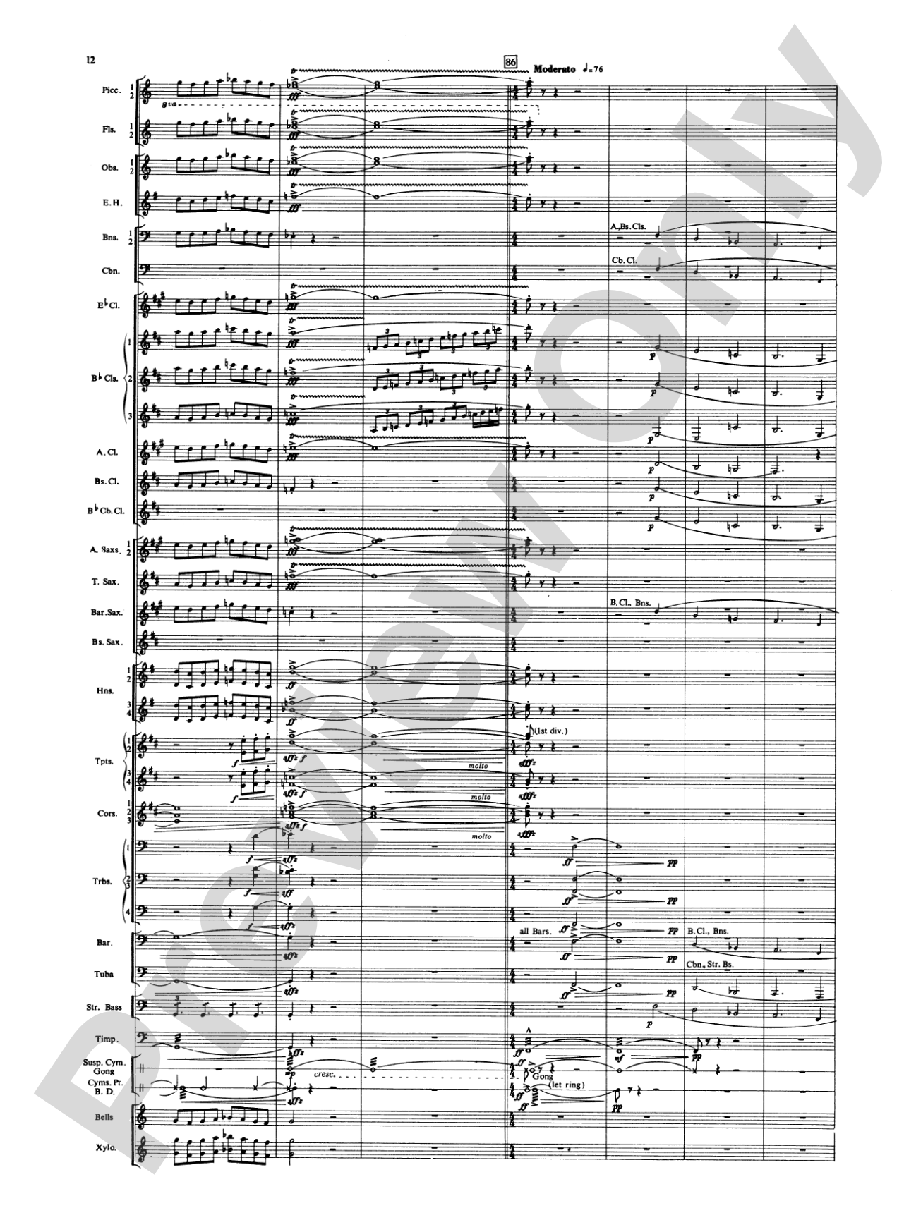 Russian Christmas Music: Concert Band Conductor Score & Parts