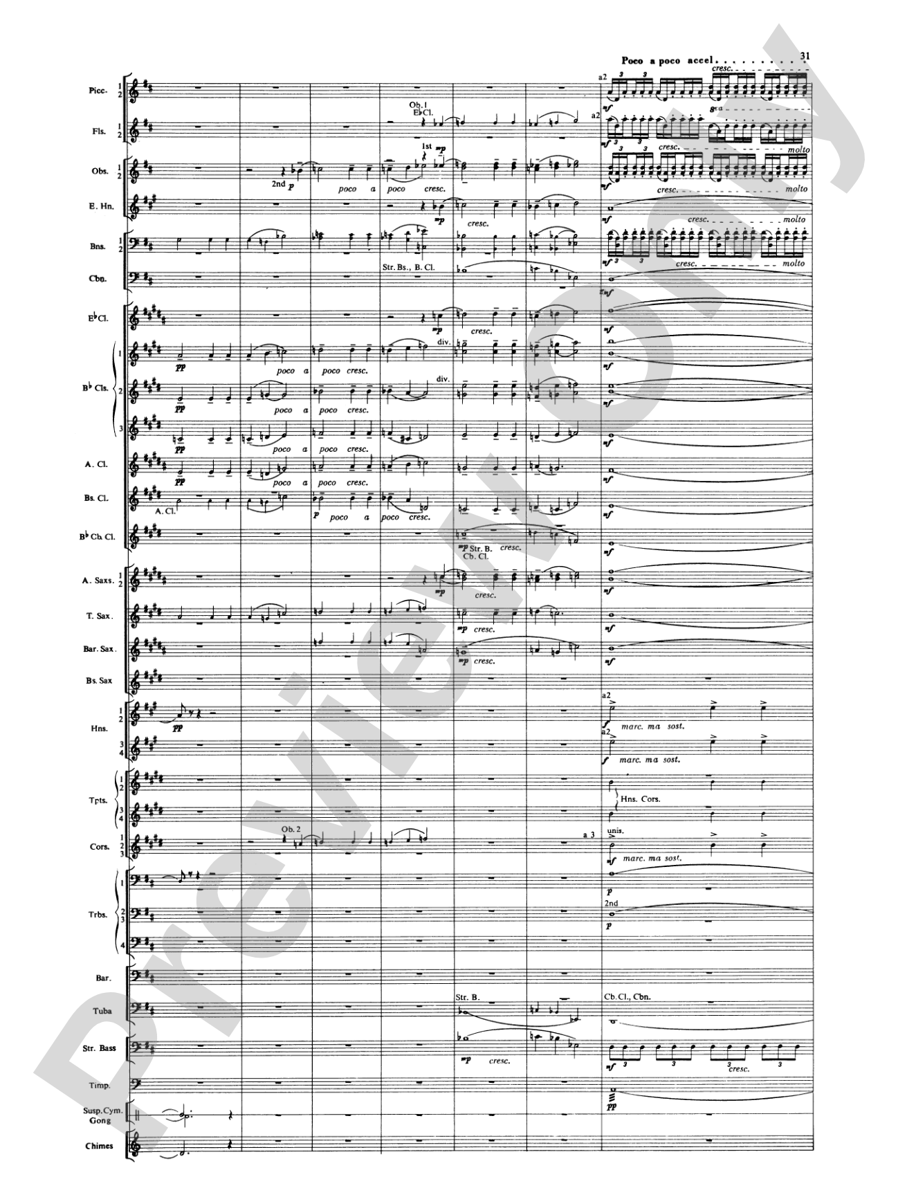 Russian Christmas Music: Concert Band Conductor Score & Parts