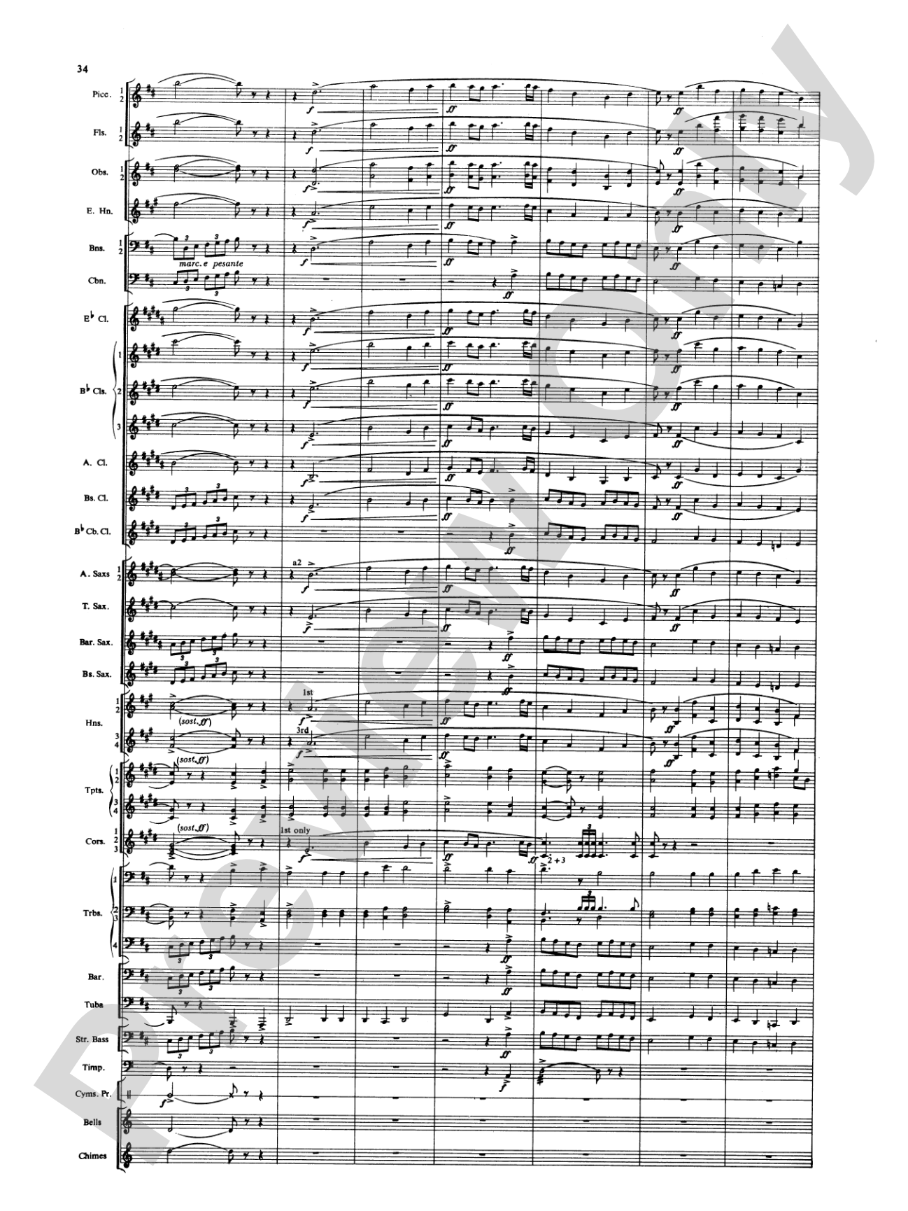 Russian Christmas Music: Concert Band Conductor Score & Parts