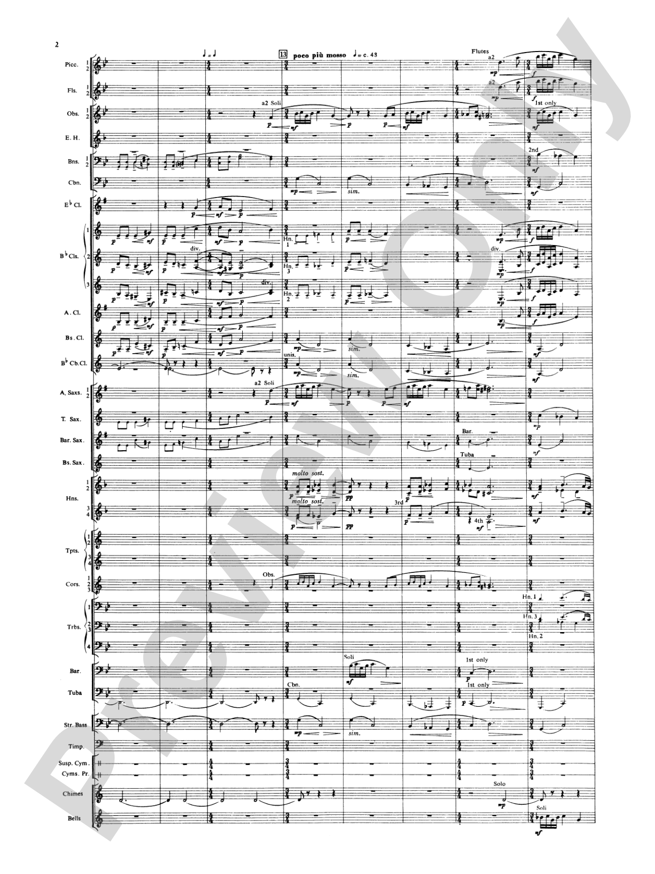 Russian Christmas Music: Concert Band Conductor Score & Parts