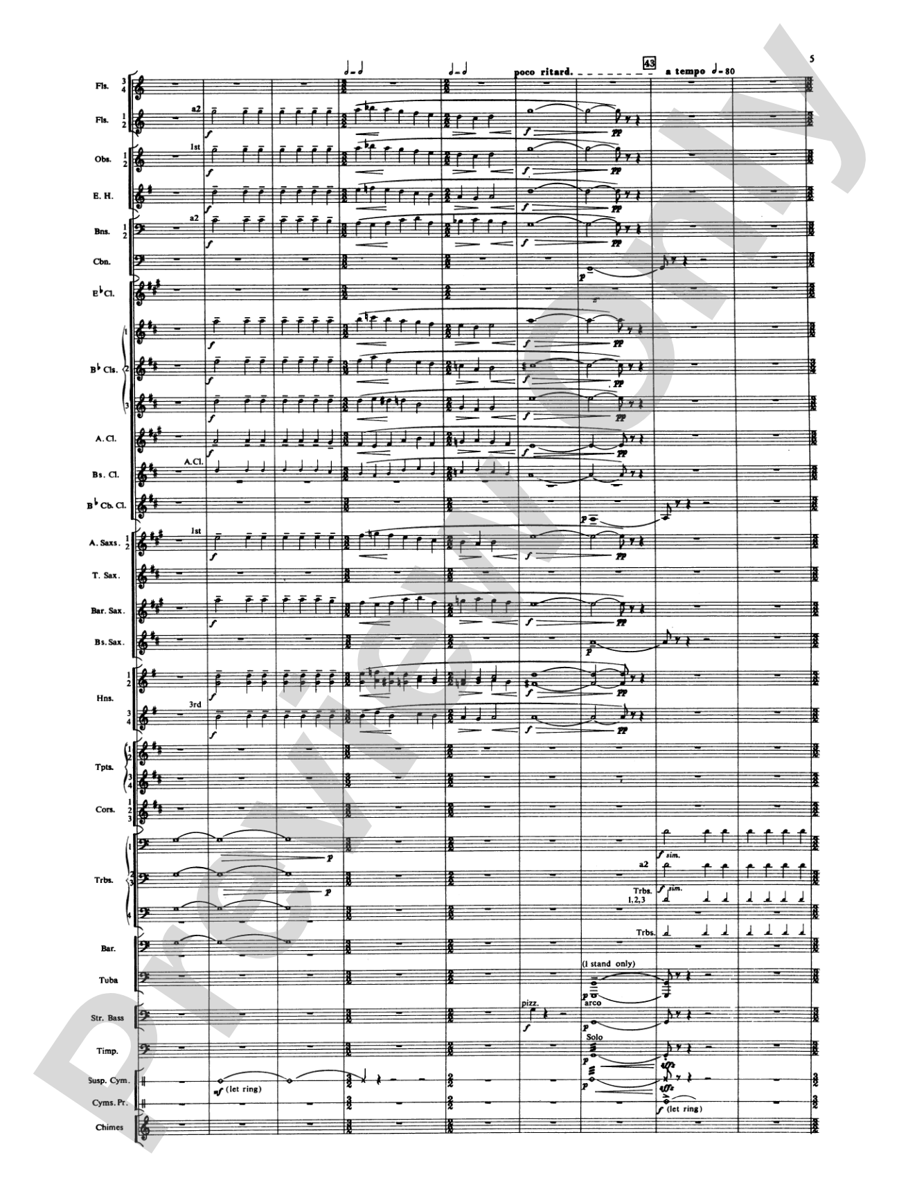 Russian Christmas Music: Concert Band Conductor Score & Parts