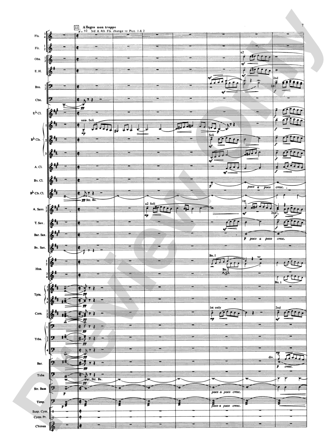 Russian Christmas Music: Concert Band Conductor Score & Parts