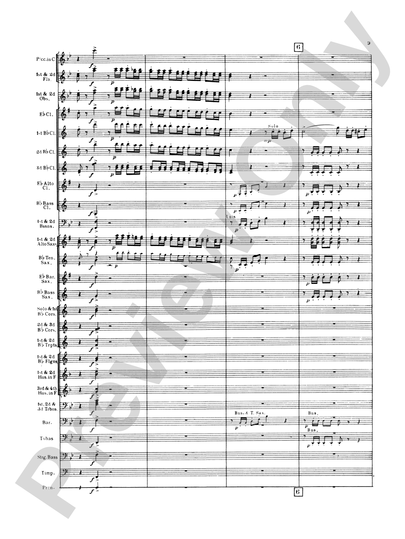 Italian in Algiers: Concert Band Conductor Score & Parts