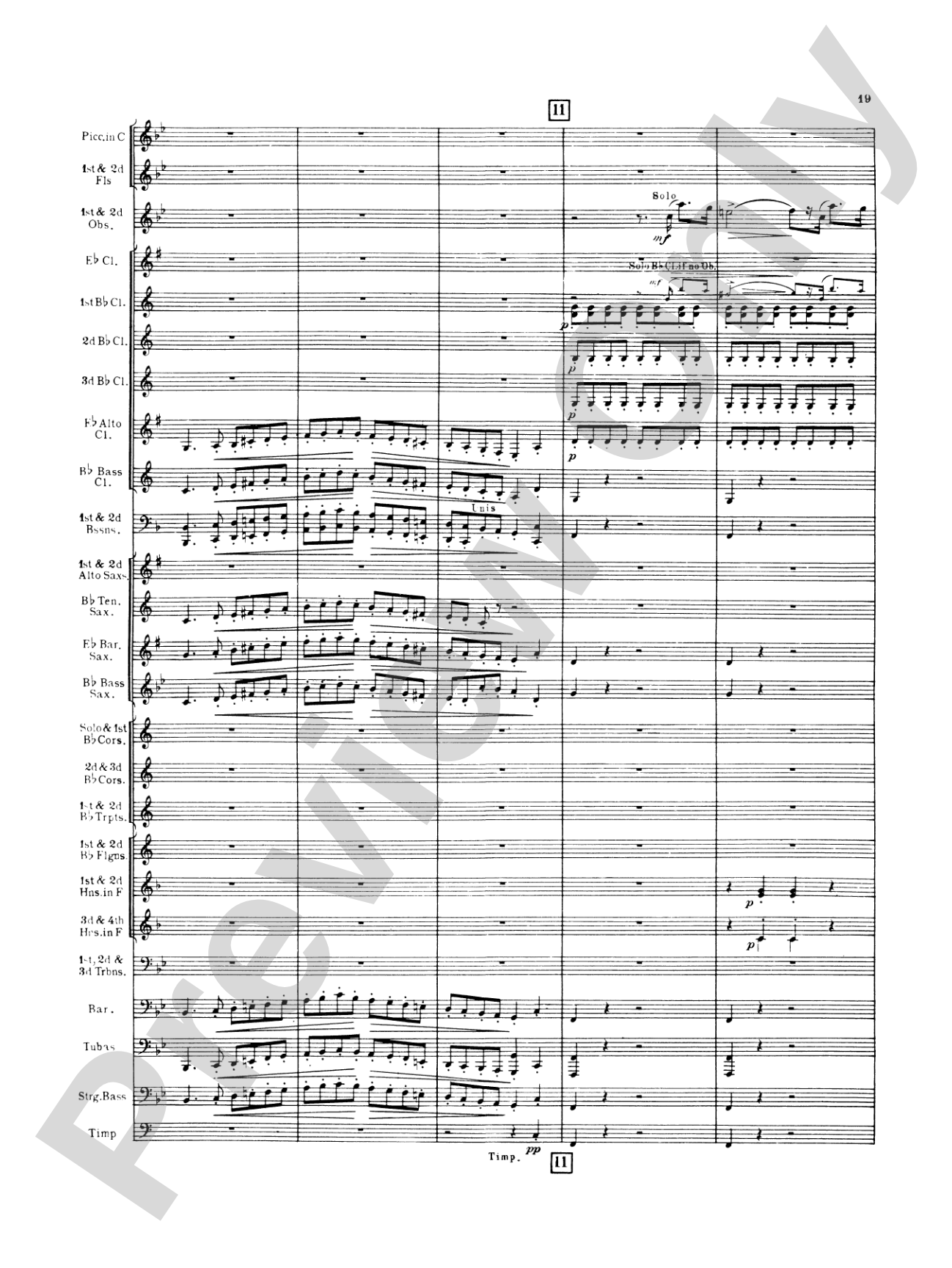 Italian in Algiers: Concert Band Conductor Score & Parts