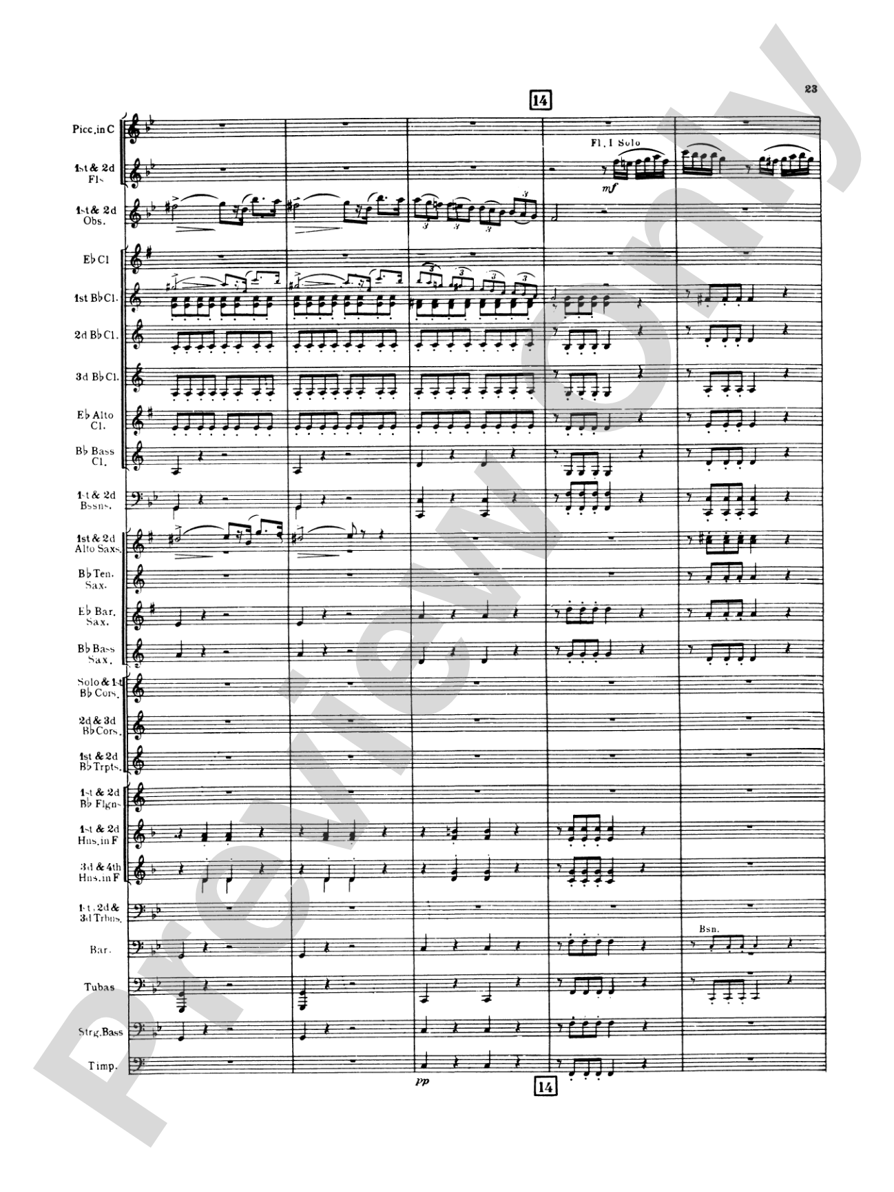 Italian in Algiers: Concert Band Conductor Score & Parts