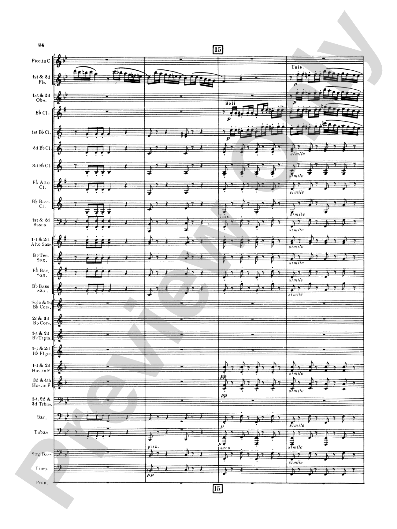 Italian in Algiers: Concert Band Conductor Score & Parts