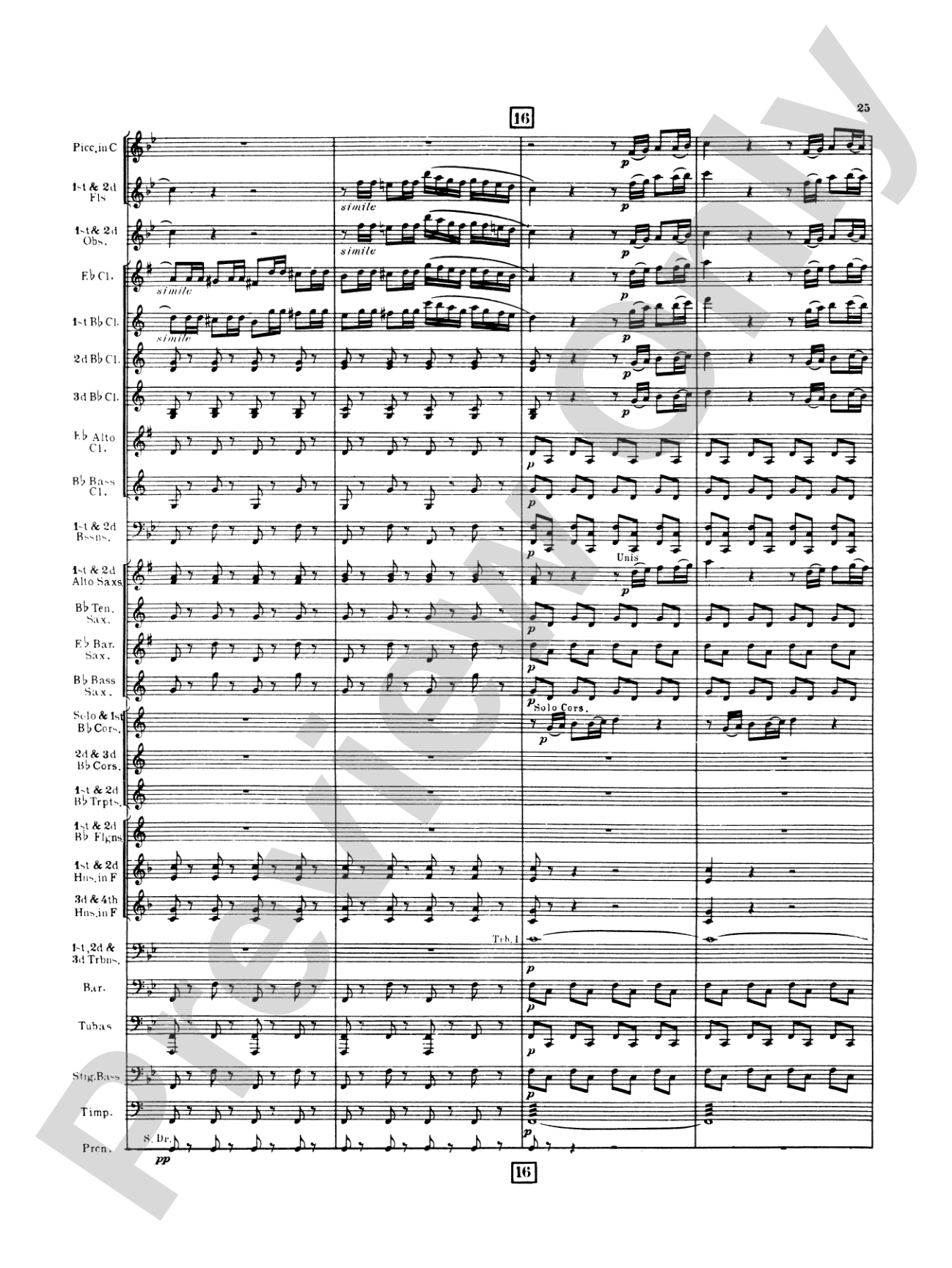 Italian in Algiers: Concert Band Conductor Score & Parts
