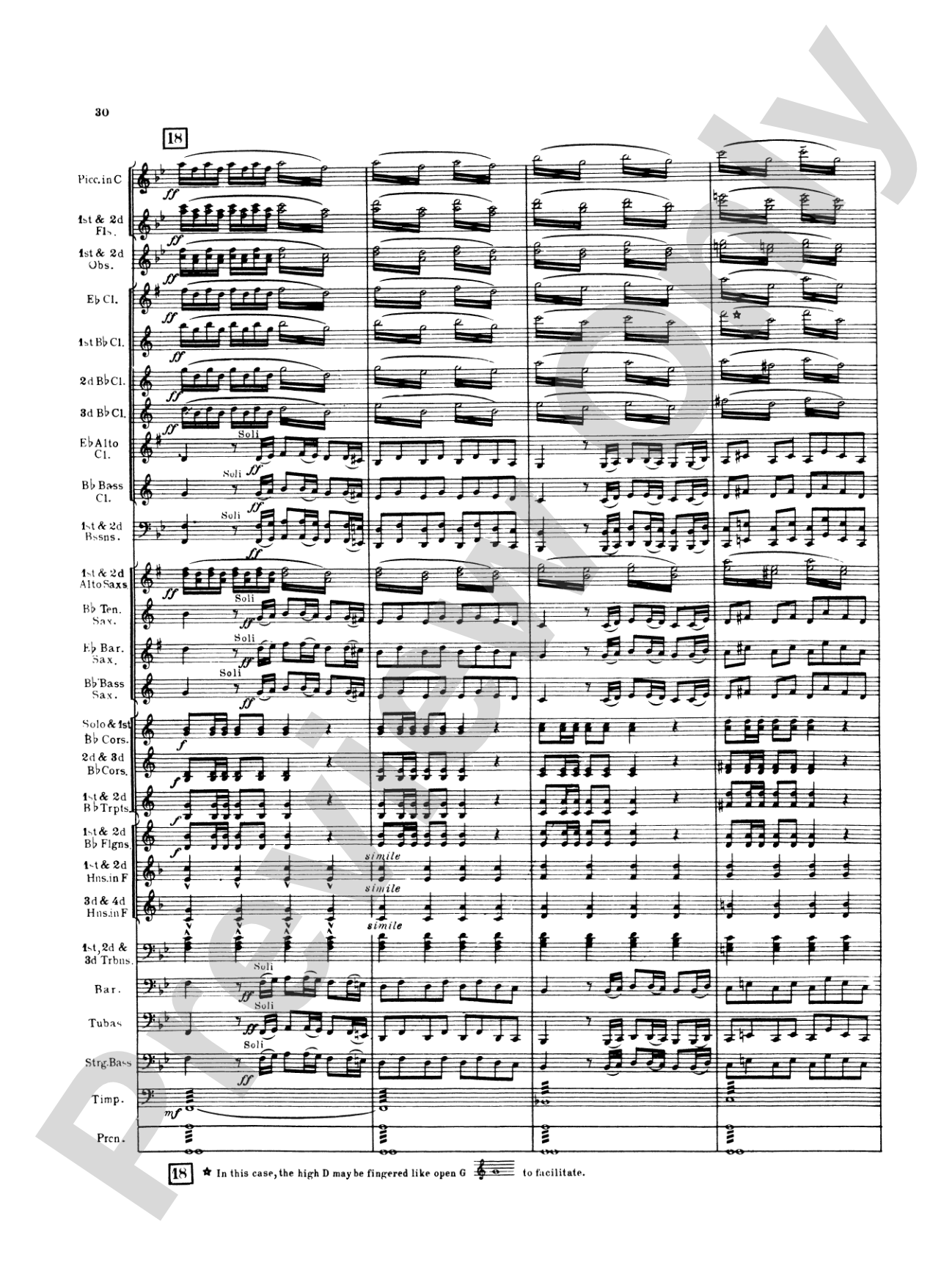 Italian in Algiers: Concert Band Conductor Score & Parts