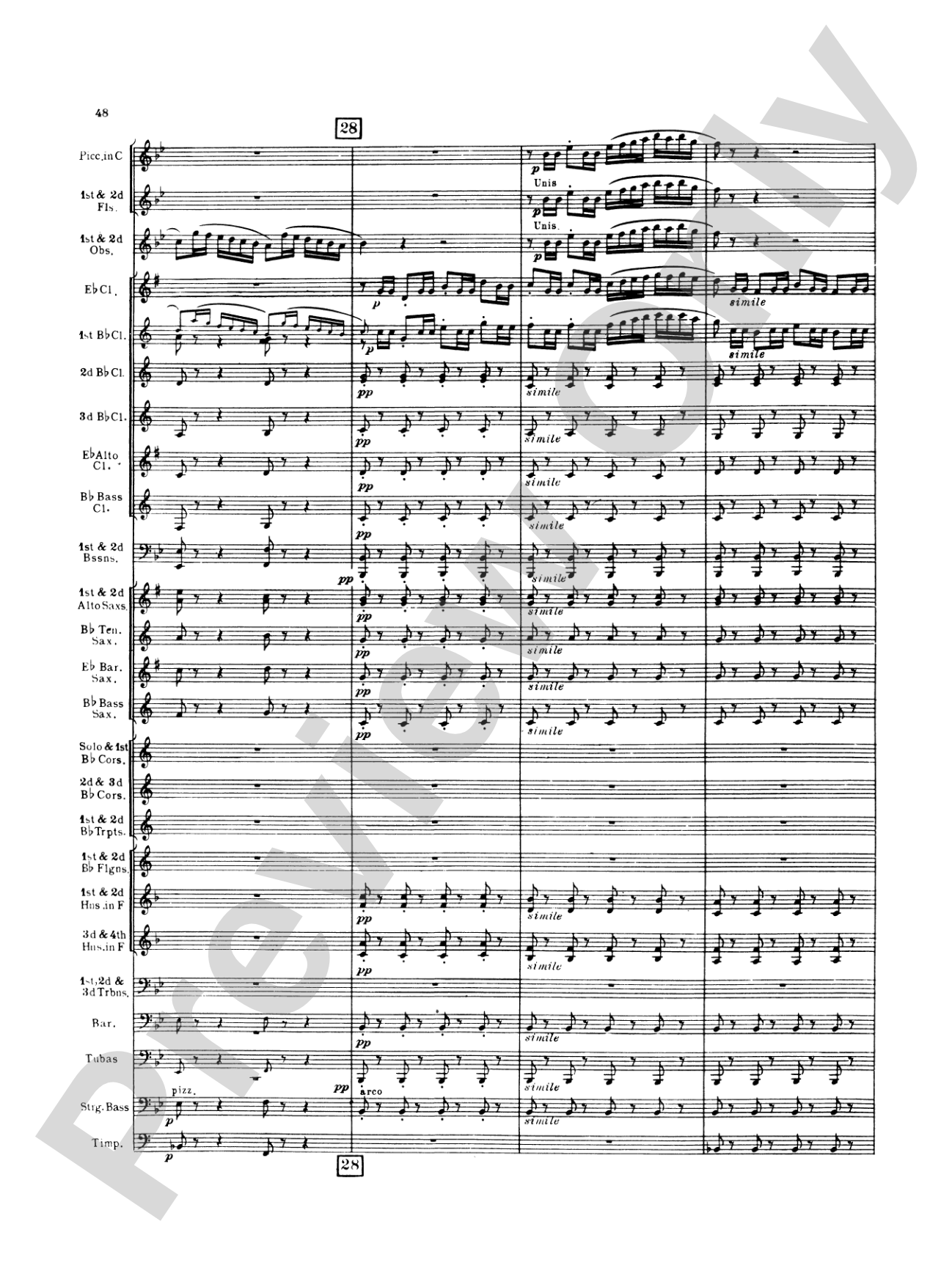 Italian in Algiers: Concert Band Conductor Score & Parts