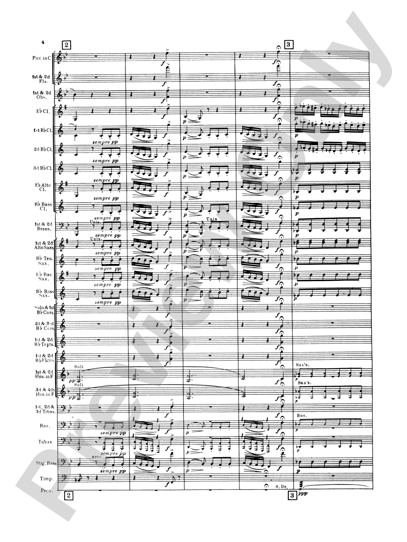 Italian in Algiers: Concert Band Conductor Score & Parts