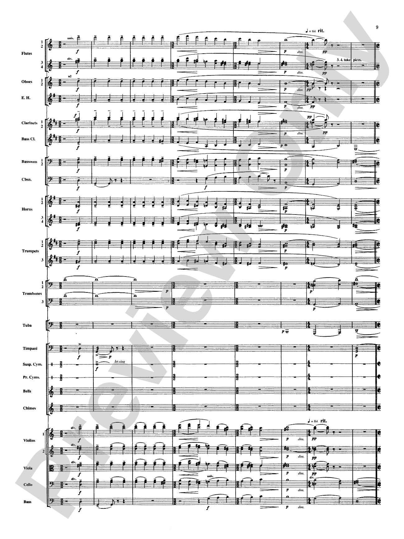 Russian Christmas Music: Full Orchestra Conductor Score & Parts