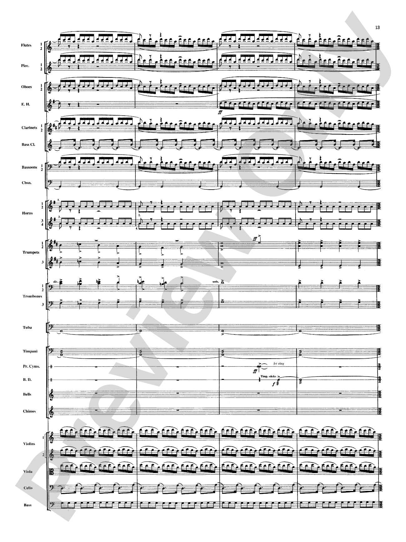 Russian Christmas Music: Full Orchestra Conductor Score & Parts