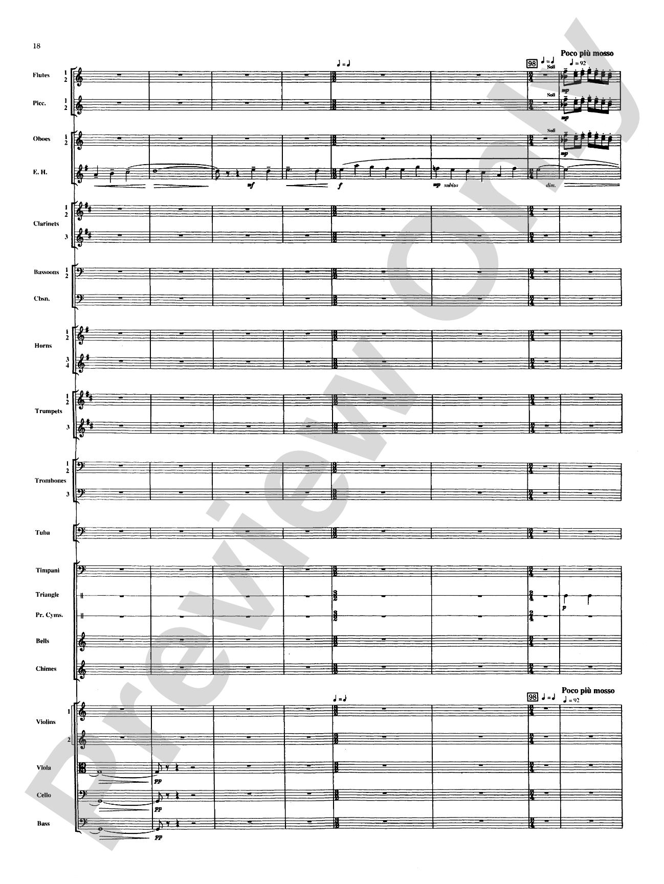 Russian Christmas Music: Full Orchestra Conductor Score & Parts