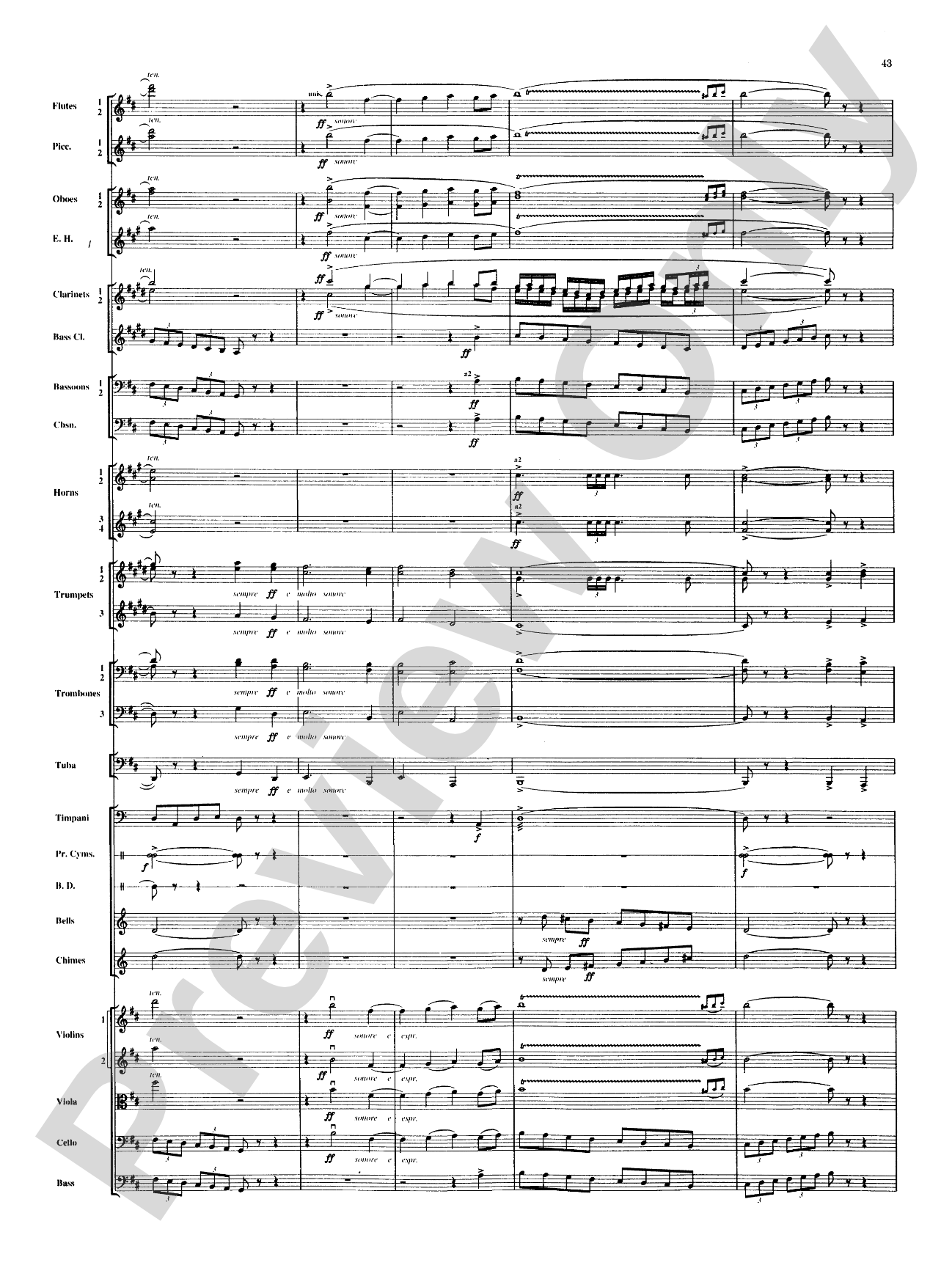 Russian Christmas Music: Full Orchestra Conductor Score & Parts