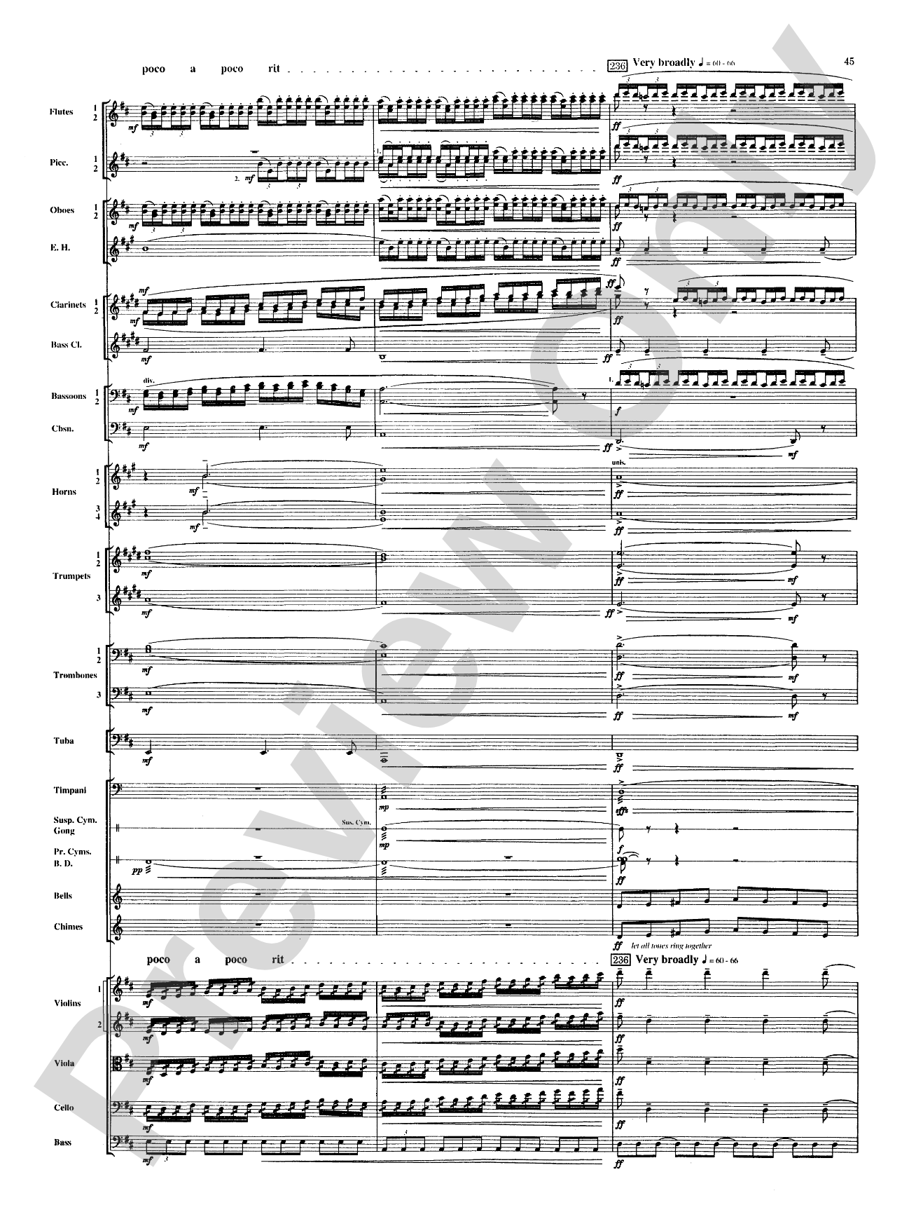 Russian Christmas Music: Full Orchestra Conductor Score & Parts