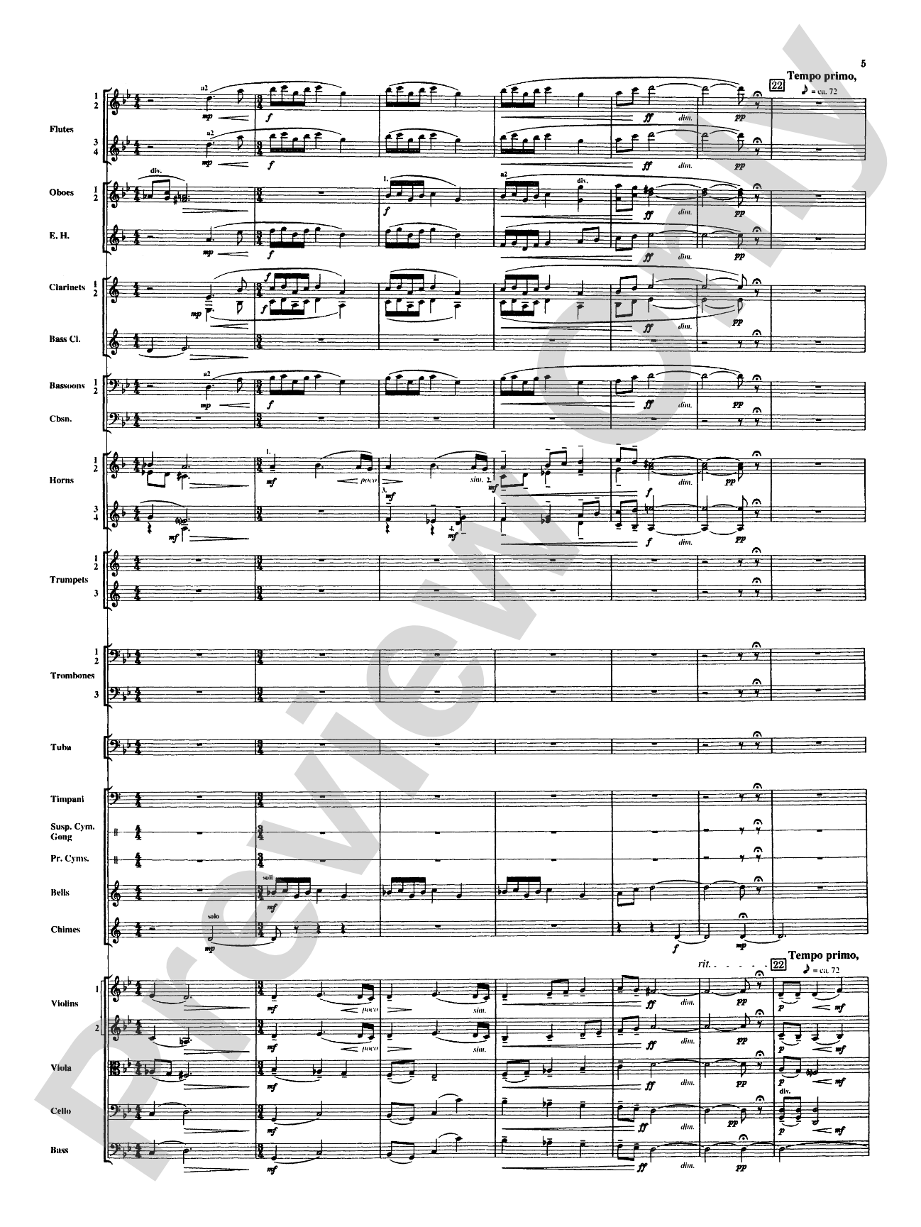 Russian Christmas Music: Full Orchestra Conductor Score & Parts
