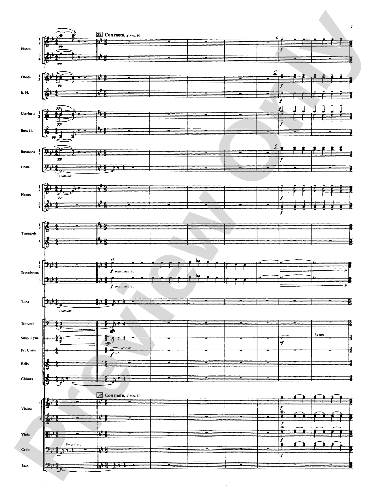 Russian Christmas Music: Full Orchestra Conductor Score & Parts