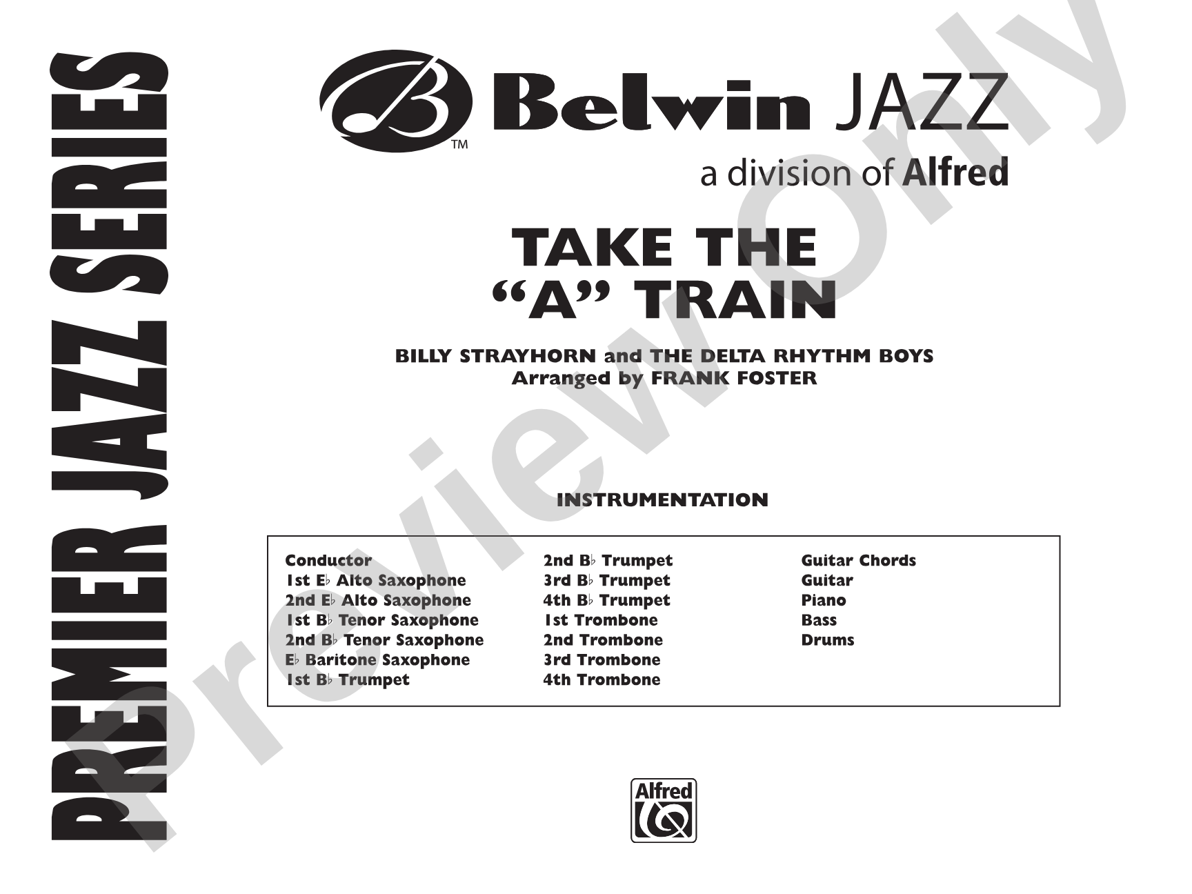 Take the "A" Train: Jazz Ensemble Conductor Score & Parts